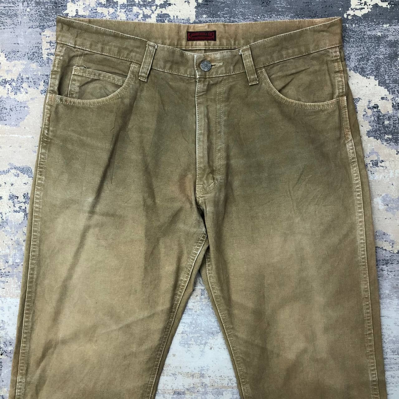 Johnbull P382 JOHN BULL DISTRESSED WORKWEAR DENIM Size US 34 / EU 50 - 3 Thumbnail
