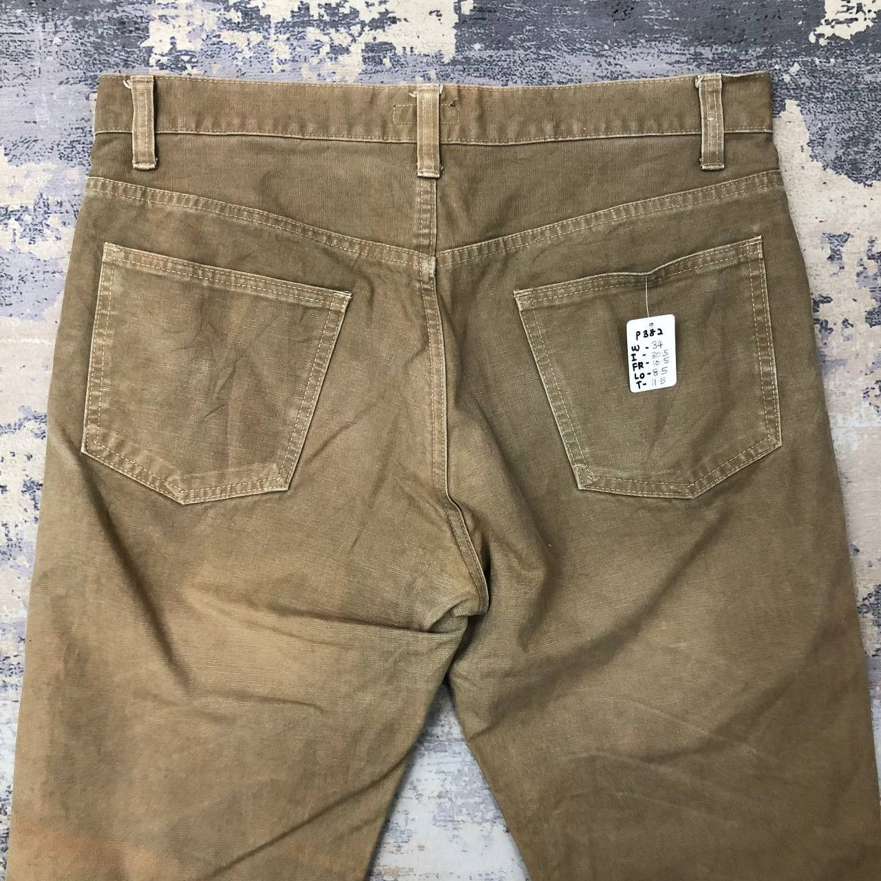 Johnbull P382 JOHN BULL DISTRESSED WORKWEAR DENIM Size US 34 / EU 50 - 4 Thumbnail