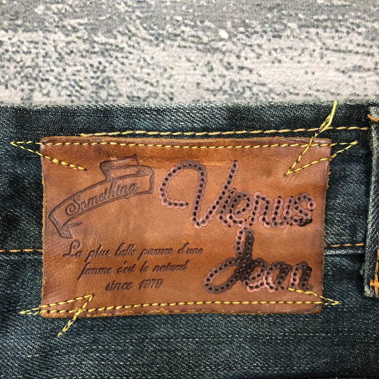 Japanese Brand P381 VENUS X SOMETHING X EDWIBG FLARED JEANS Size 31" - 5 Thumbnail