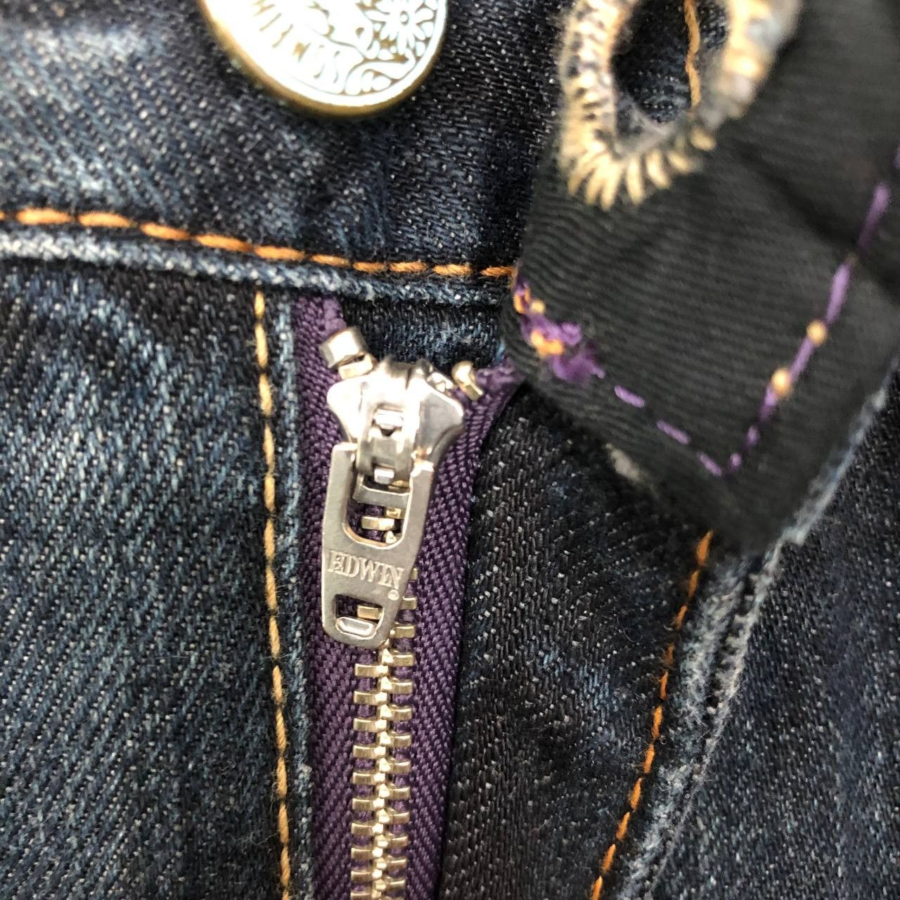 Japanese Brand P381 VENUS X SOMETHING X EDWIBG FLARED JEANS Size 31" - 8 Thumbnail