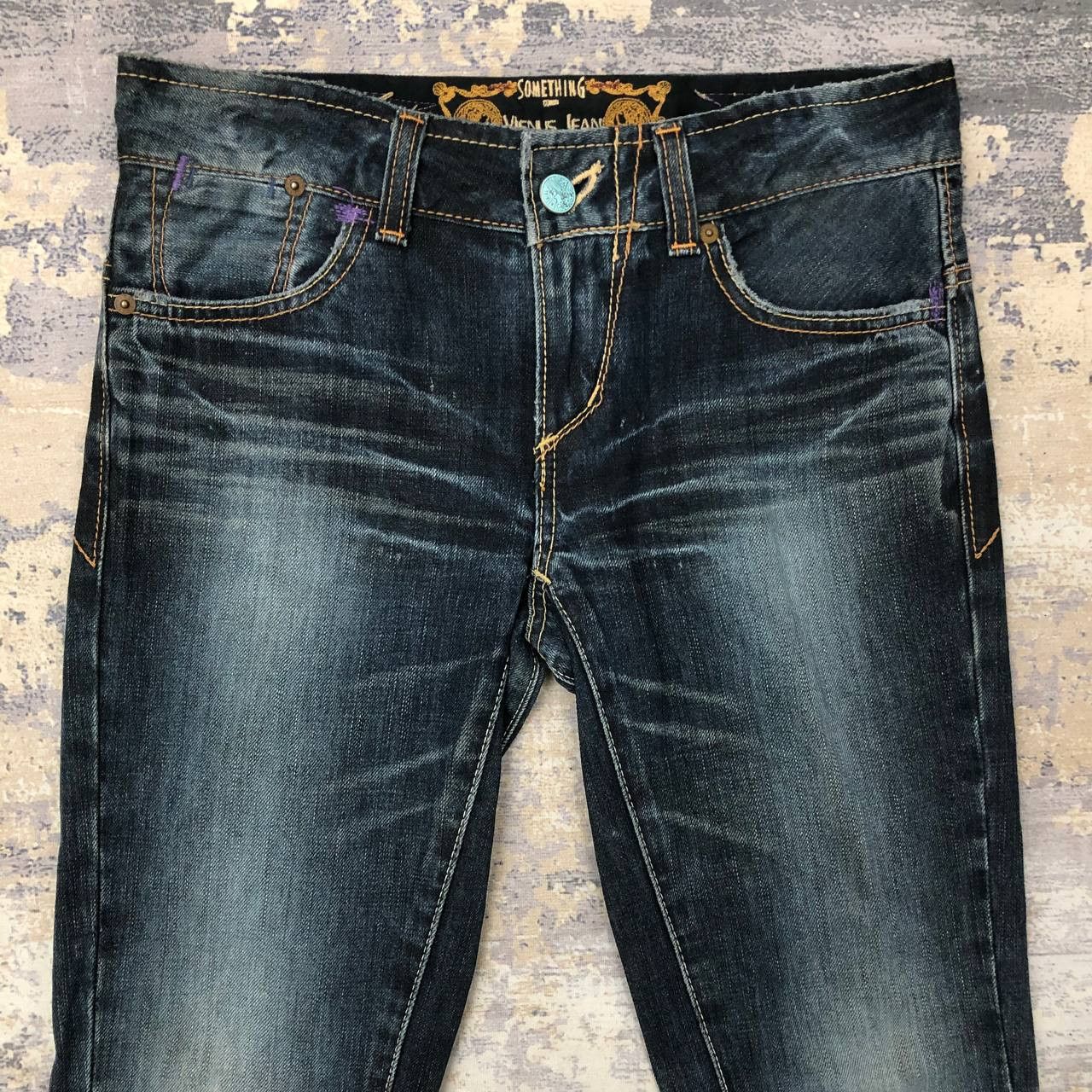 Japanese Brand P381 VENUS X SOMETHING X EDWIBG FLARED JEANS Size 31" - 3 Thumbnail