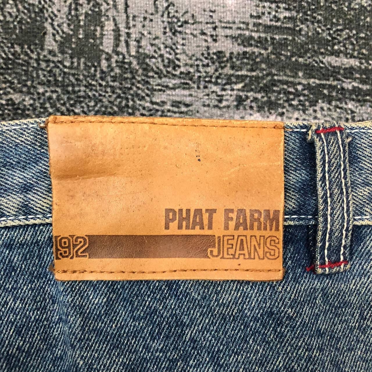 Phat Farm P378 PHAT FARM NEW YORK BAGGY JEANS Size US 36 / EU 52 - 10 Thumbnail