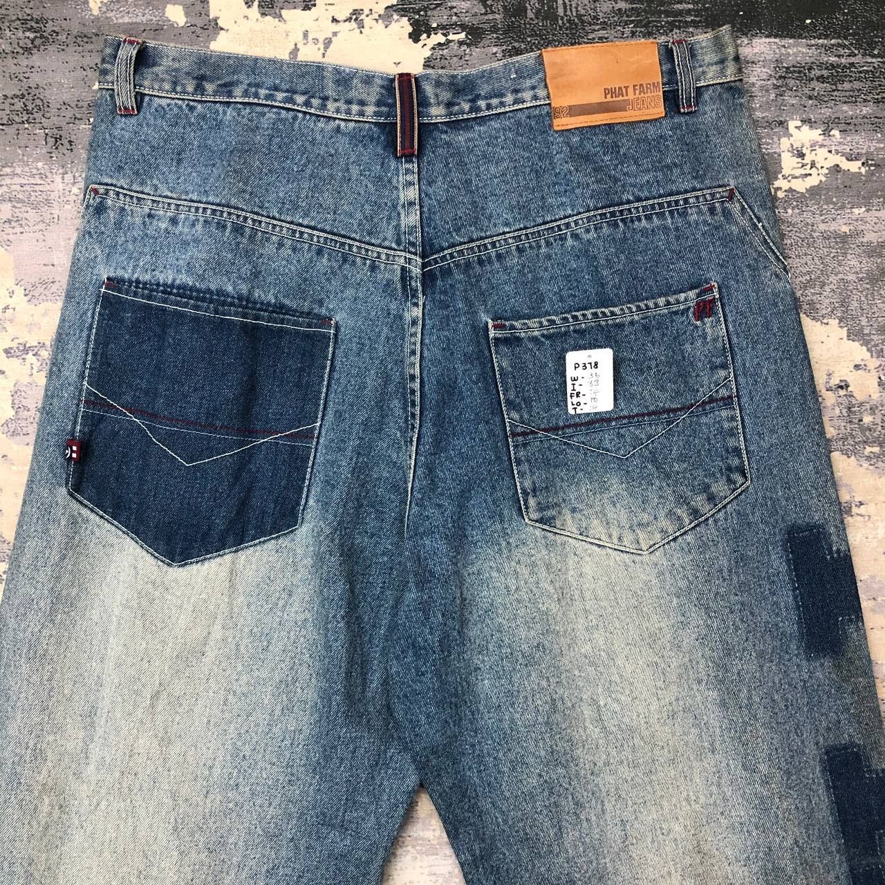 Phat Farm P378 PHAT FARM NEW YORK BAGGY JEANS Size US 36 / EU 52 - 4 Thumbnail