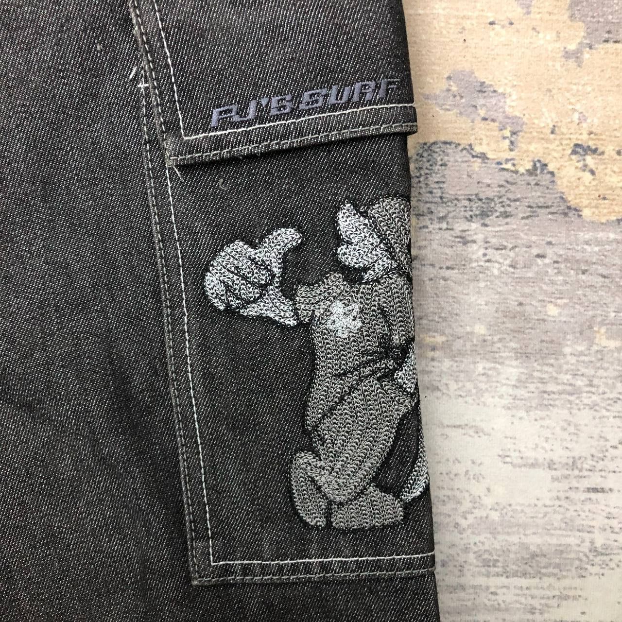 Vintage P377 VTG 90s PJ'S SURFO CARGO DENIM PANTS Size US 32 / EU 48 - 6 Thumbnail