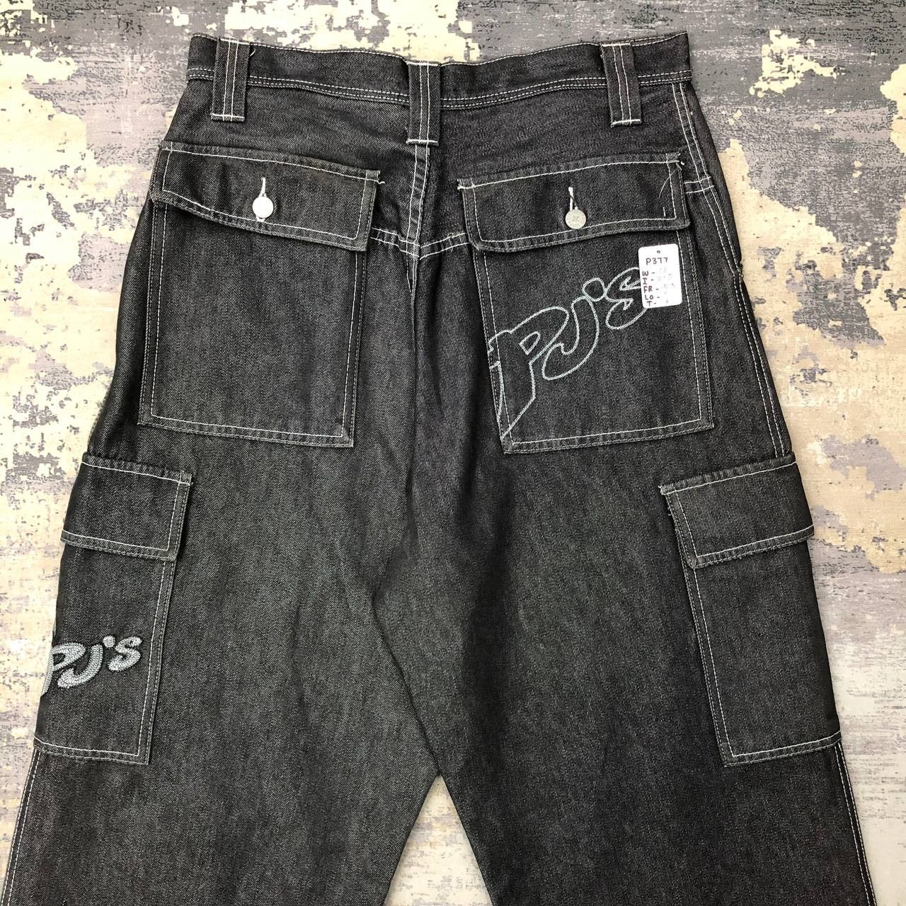 Vintage P377 VTG 90s PJ'S SURFO CARGO DENIM PANTS Size US 32 / EU 48 - 4 Thumbnail