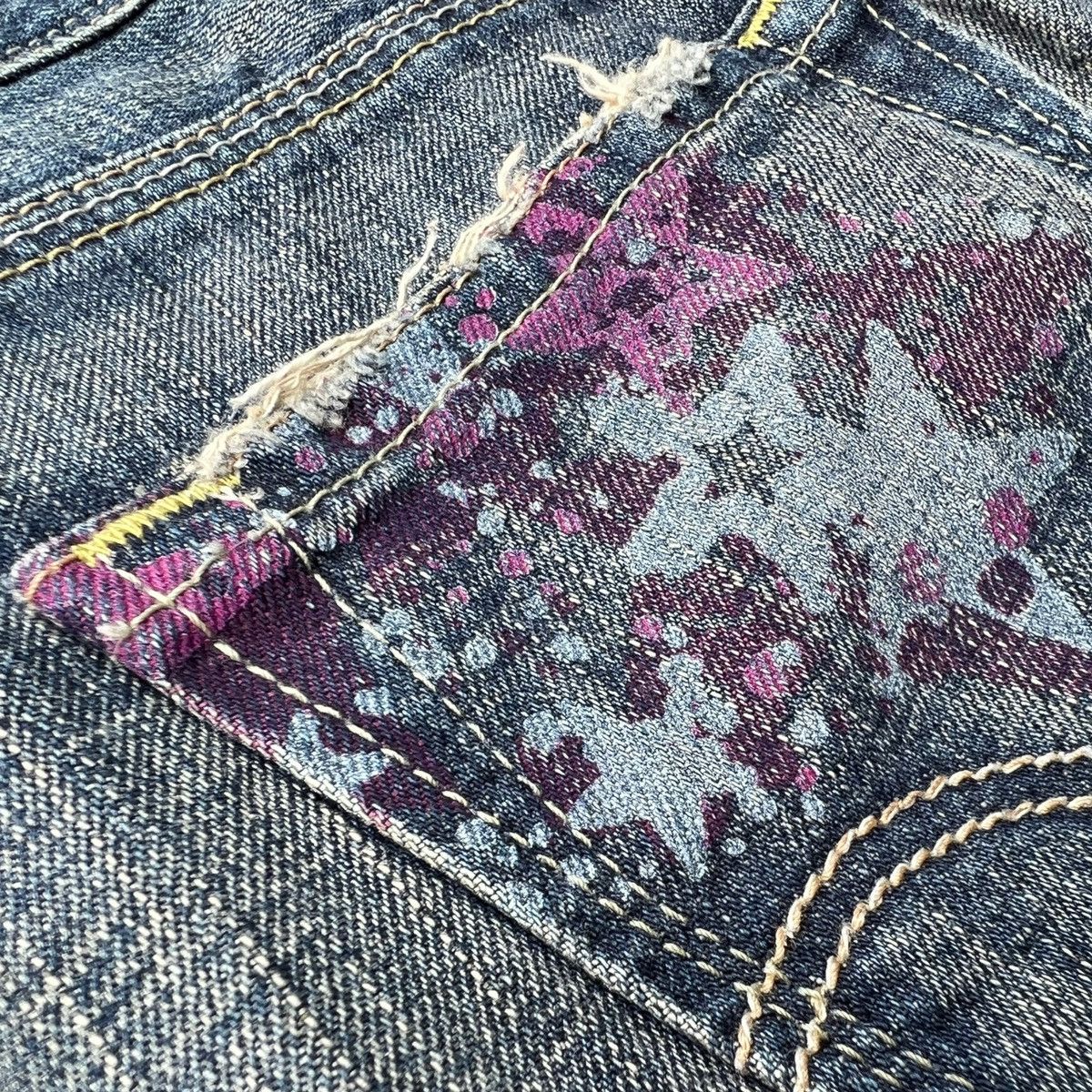 If Six Was Nine × Levi's × Levi's Vintage Clothing FLARED DISTRESSED LEVIS JAPAN LADIES JEANS Size 27" / US 4 / IT 40 - 23 Thumbnail