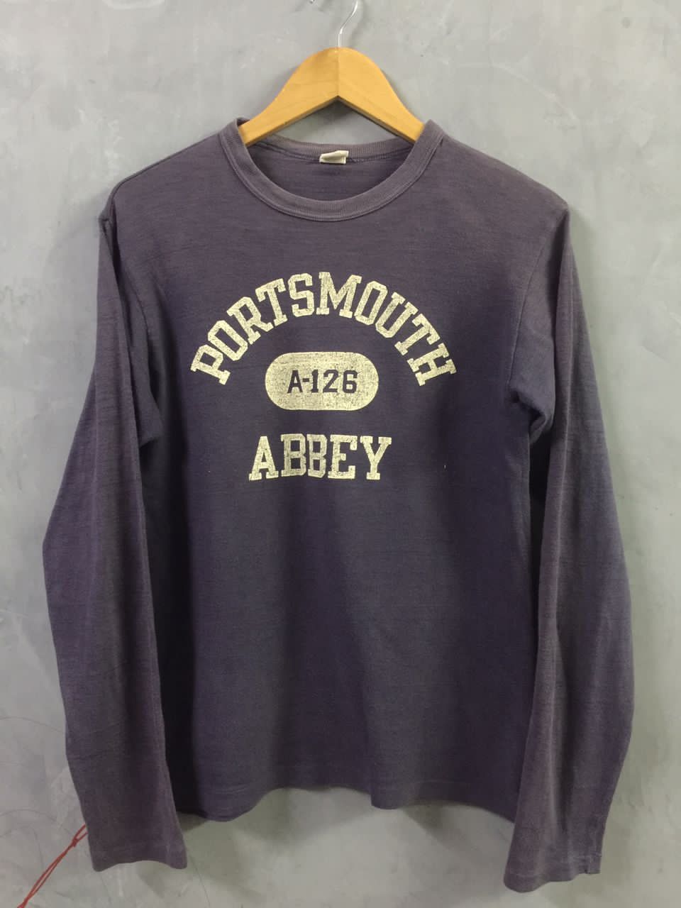 Warehouse WAREHOUSE - “Portsmouth Abbey” Vintage Reproduction T-shirt Size US S / EU 44-46 / 1 - 1 Thumbnail