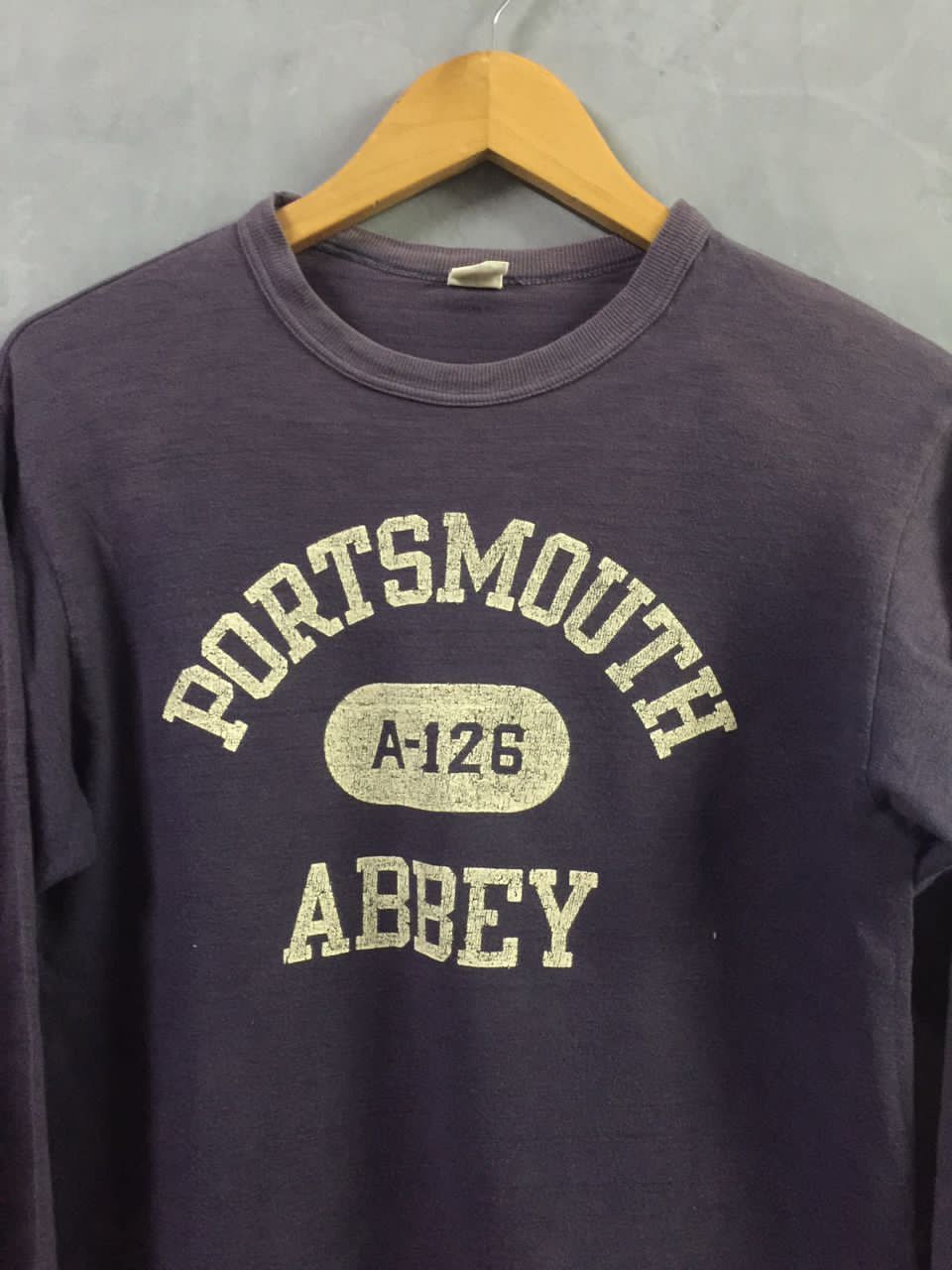 Warehouse WAREHOUSE - “Portsmouth Abbey” Vintage Reproduction T-shirt Size US S / EU 44-46 / 1 - 2 Thumbnail