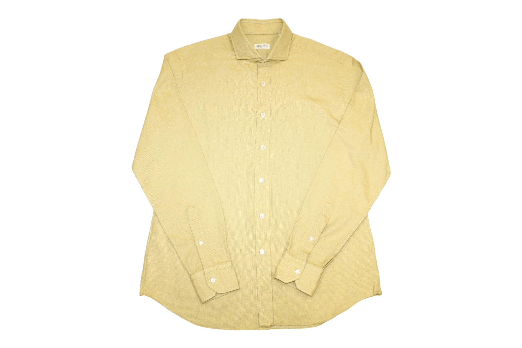 Barena Venezia Salvatore Piccolo Napoli Cutaway Collar Woven Cotton Shirt Size US L / EU 52-54 / 3 - 1 Thumbnail