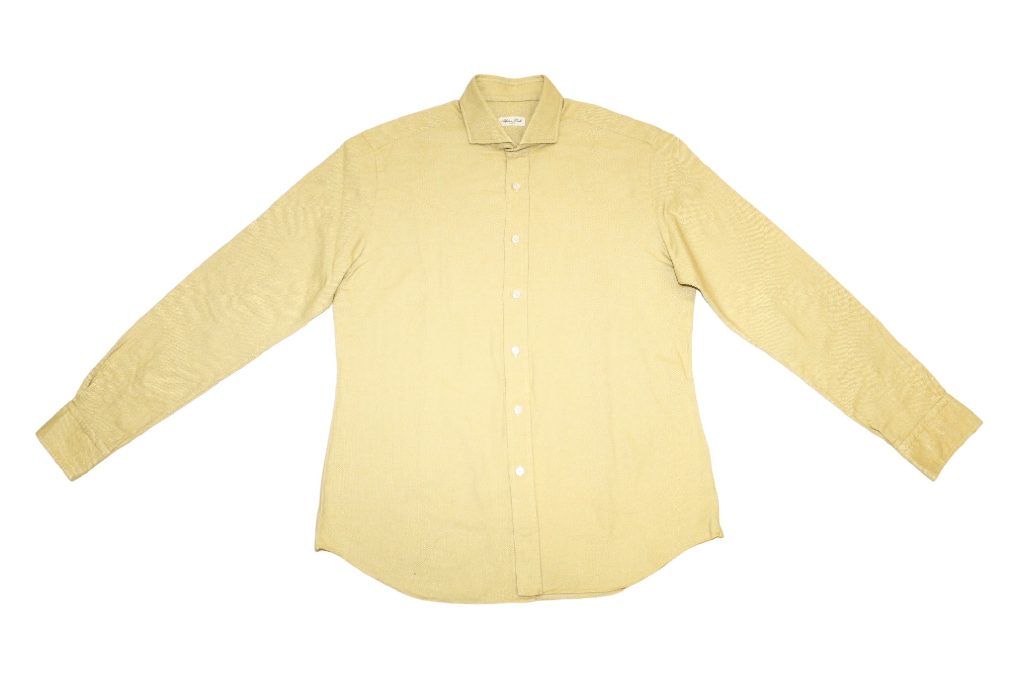 Barena Venezia Salvatore Piccolo Napoli Cutaway Collar Woven Cotton Shirt Size US L / EU 52-54 / 3 - 4 Thumbnail