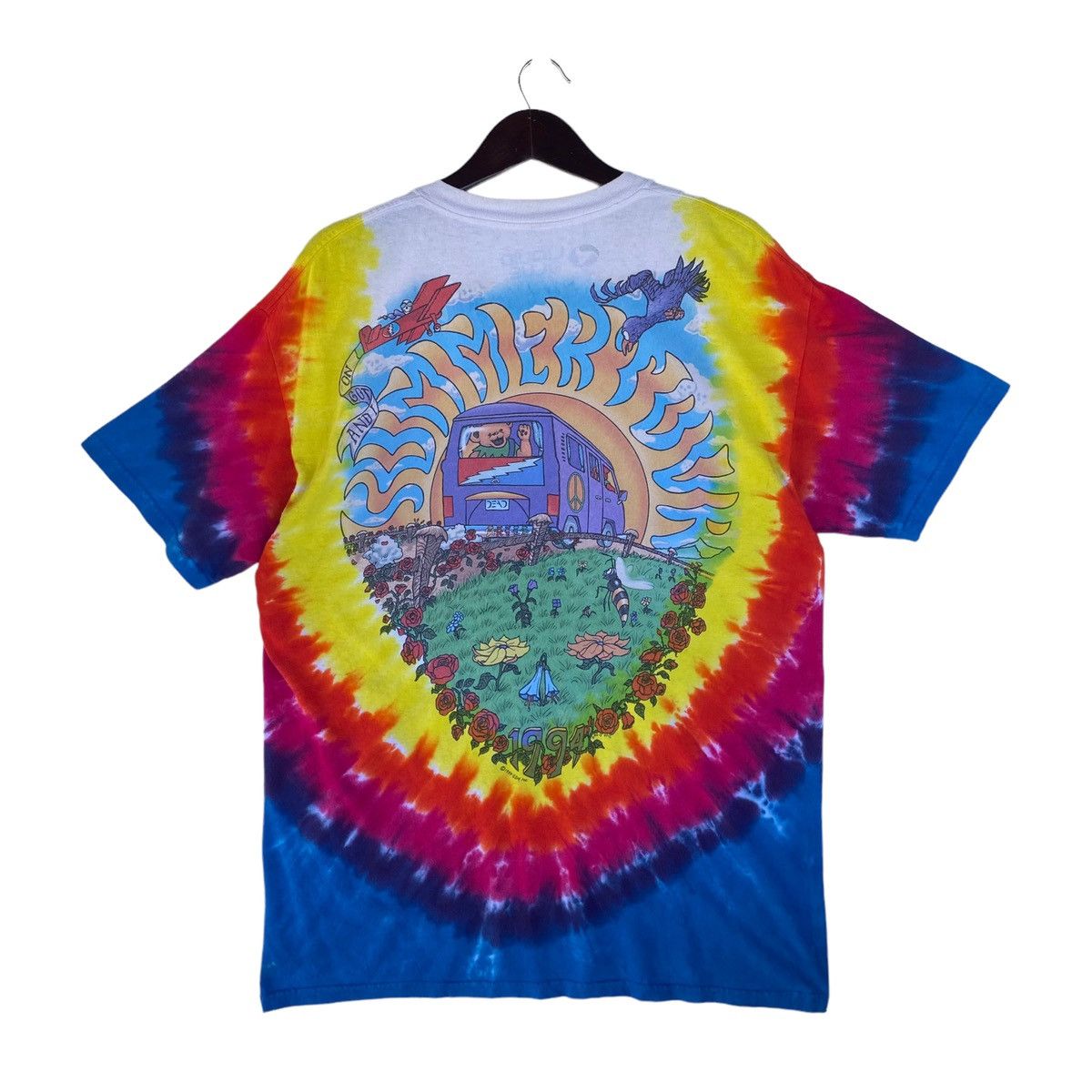 Band Tees 💥VINTAGE GRATEFUL DEAD band tie dye summer tour 1994 shirt Size US L / EU 52-54 / 3 - 1 Thumbnail