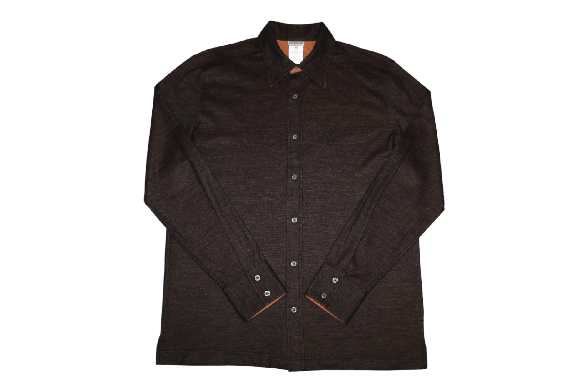 Versace 🔥VTG🔥 Versace Classic Woven Blend Shirt in gradient Size US XL / EU 56 / 4 - 1 Thumbnail