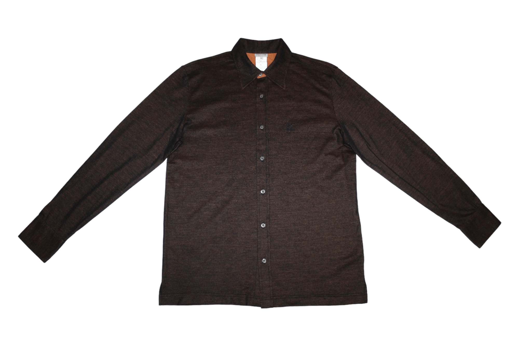 Versace 🔥VTG🔥 Versace Classic Woven Blend Shirt in gradient Size US XL / EU 56 / 4 - 4 Thumbnail