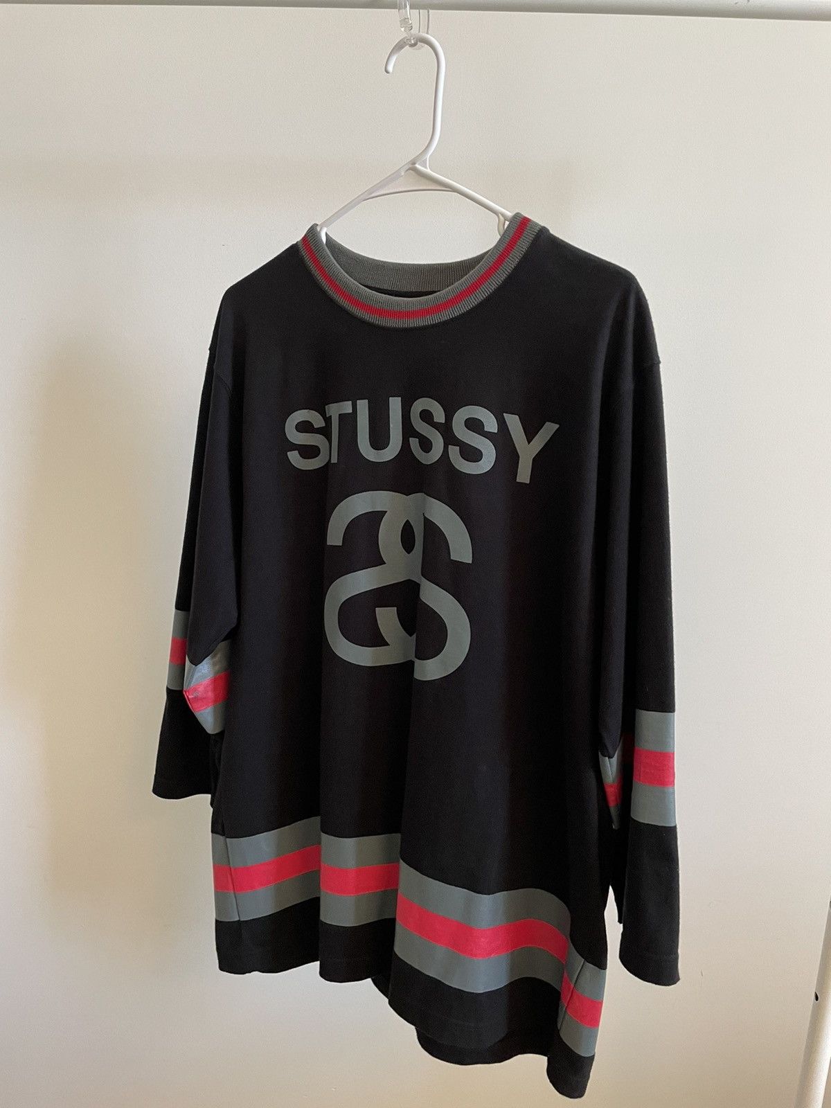 Stussy Stussy Cropped Mesh Logo Football Jersey SU24 | Grailed