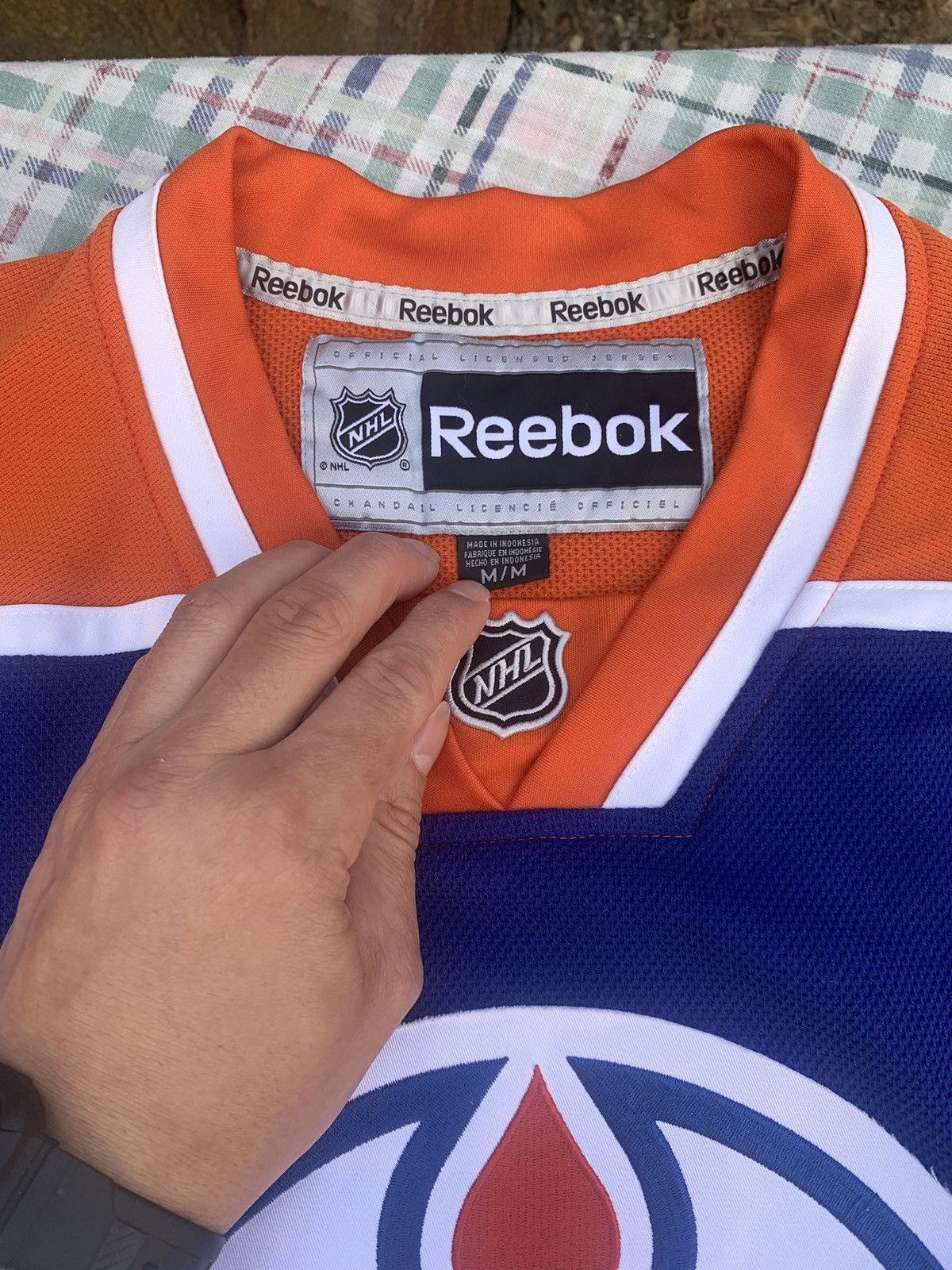NHL × Reebok Reebok Edmonton Oilers NHL Jersey Size US M / EU 48-50 / 2 - 4 Thumbnail
