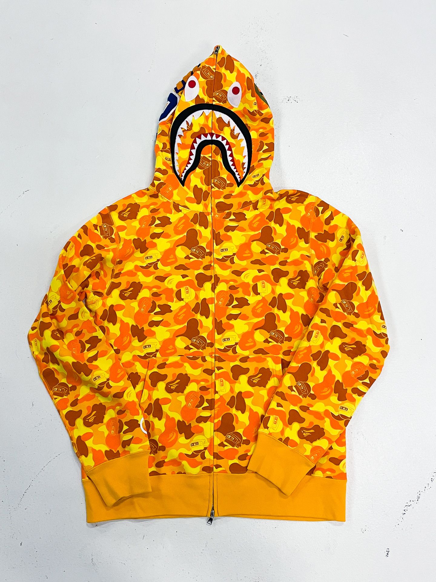 Bape Bape x PUBG Shark Full Zip Hoodie Grailed