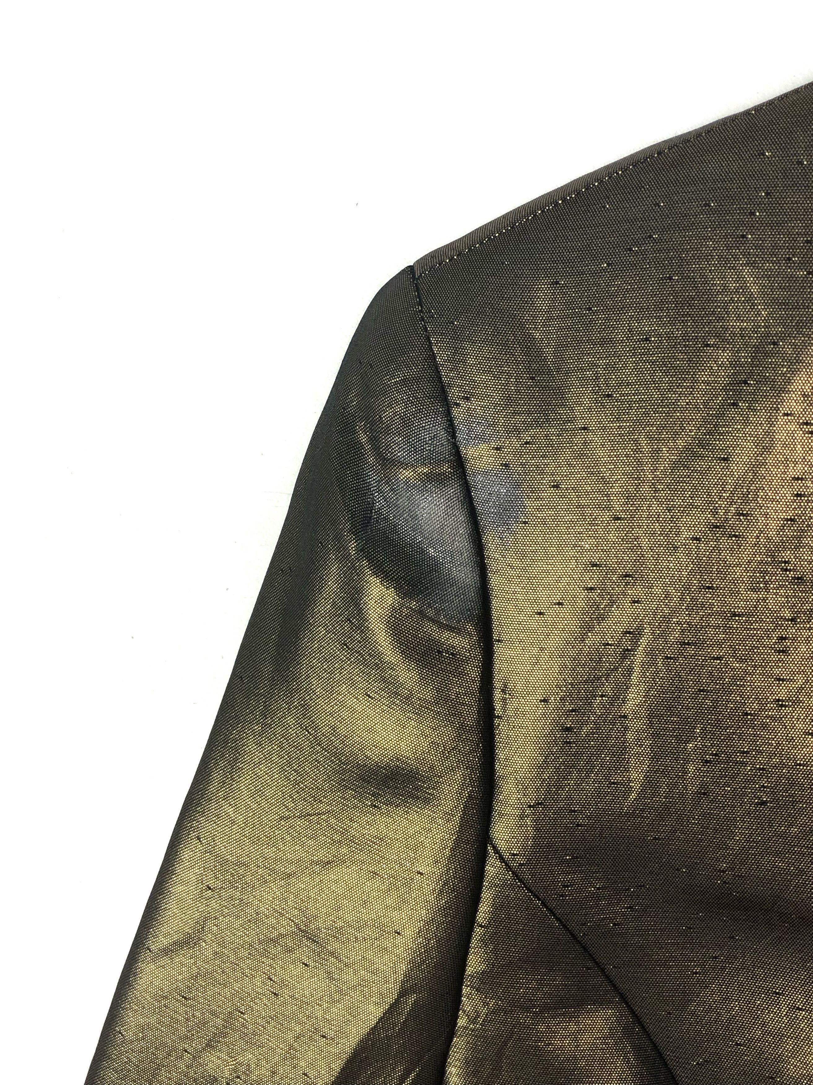 Comme des Garcons RARE🔥S/S1989 COMME DES GARÇONS NOIR METALLIC CROPPED JACKET Size XS / US 0-2 / IT 36-38 - 8 Thumbnail