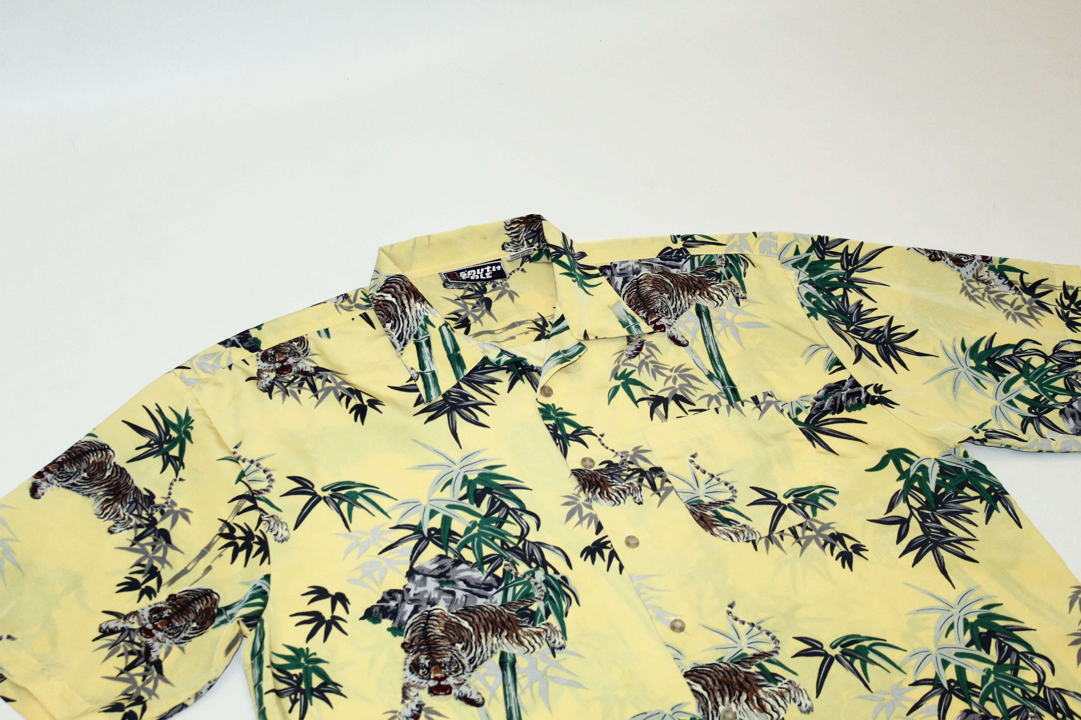Southpole 🔥90's Southpole Tiger graphic OG baggy hawaiian shirt Size US XXL / EU 58 / 5 - 4 Thumbnail