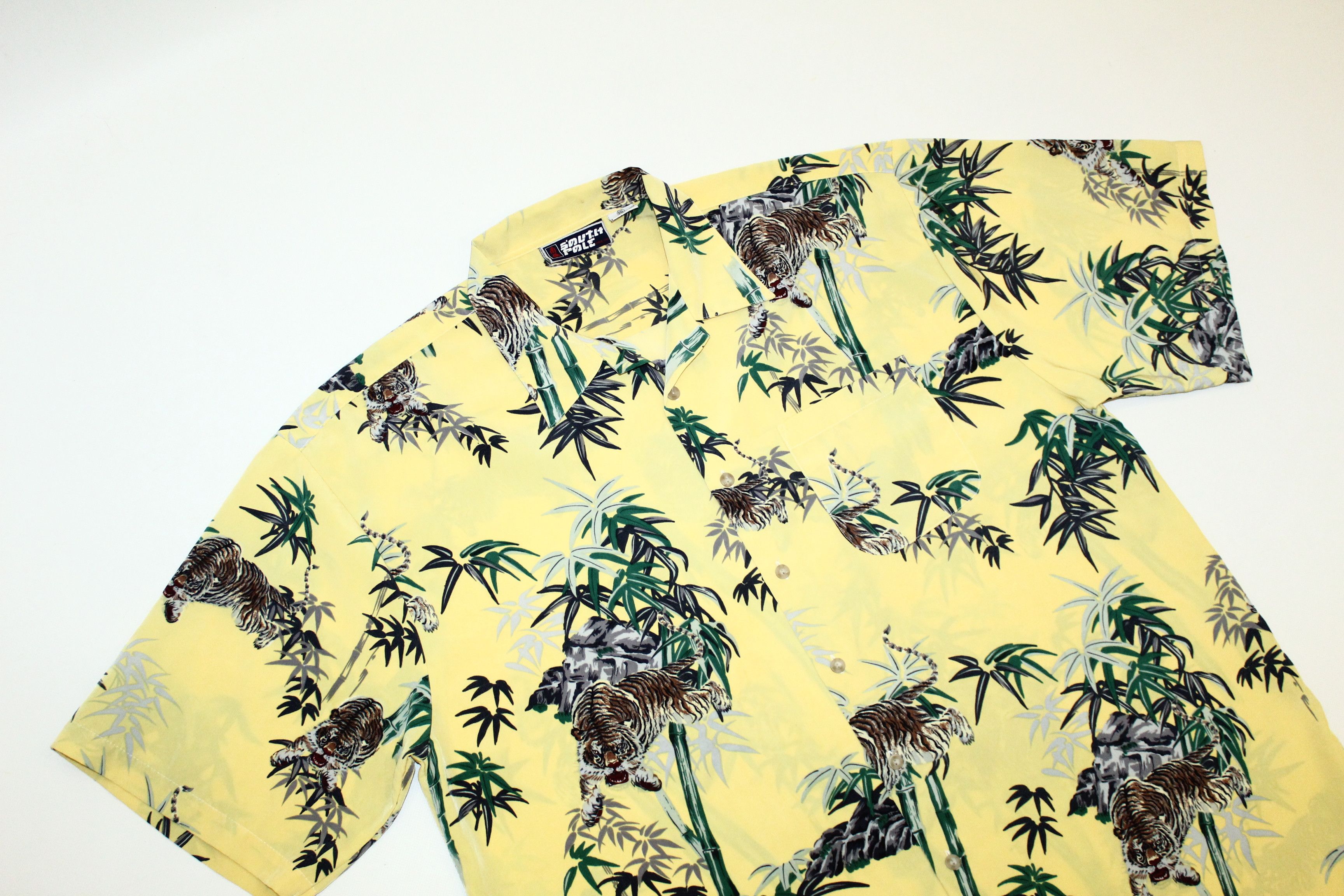 Southpole 🔥90's Southpole Tiger graphic OG baggy hawaiian shirt Size US XXL / EU 58 / 5 - 3 Thumbnail