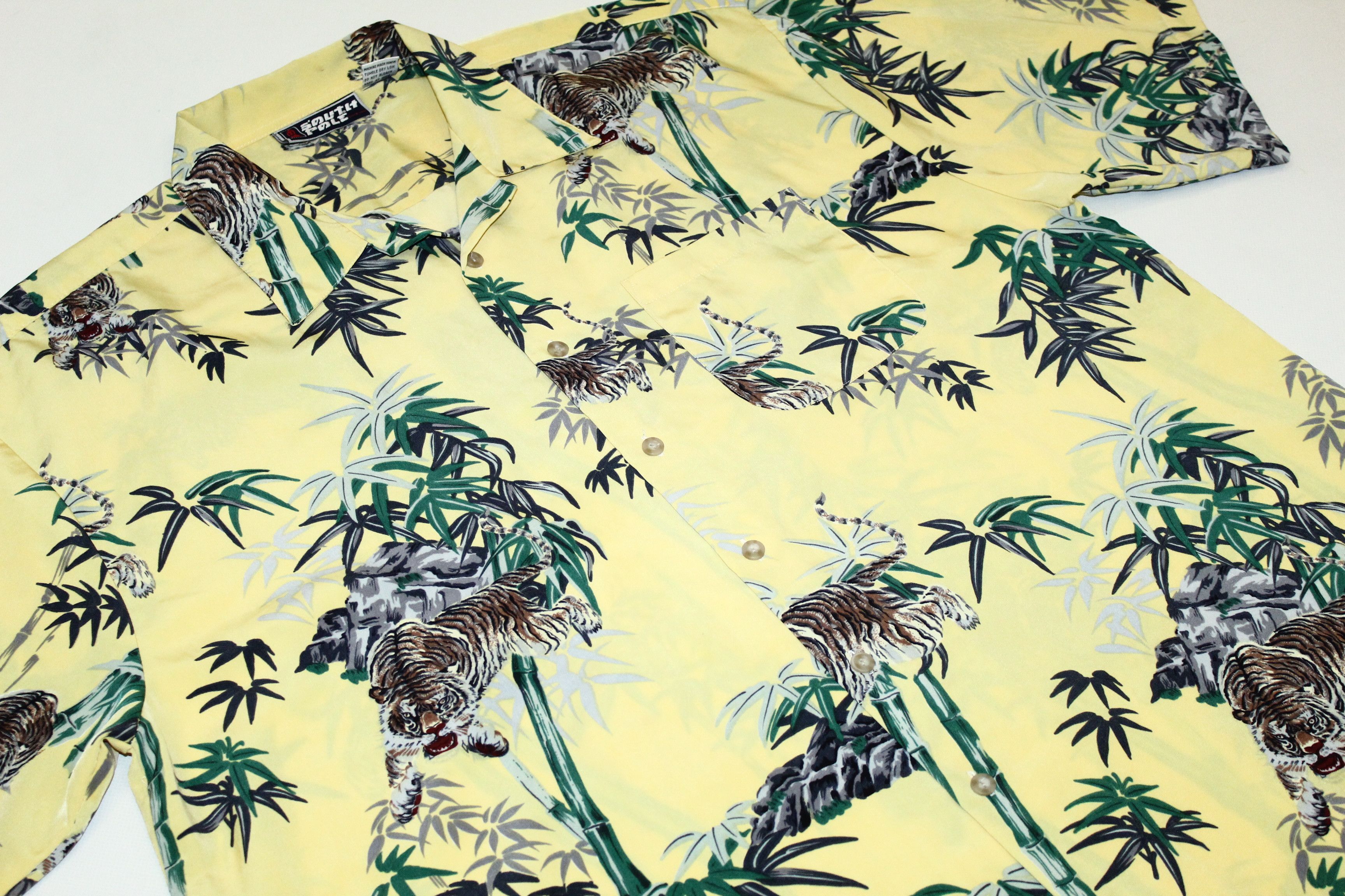 Southpole 🔥90's Southpole Tiger graphic OG baggy hawaiian shirt Size US XXL / EU 58 / 5 - 6 Thumbnail
