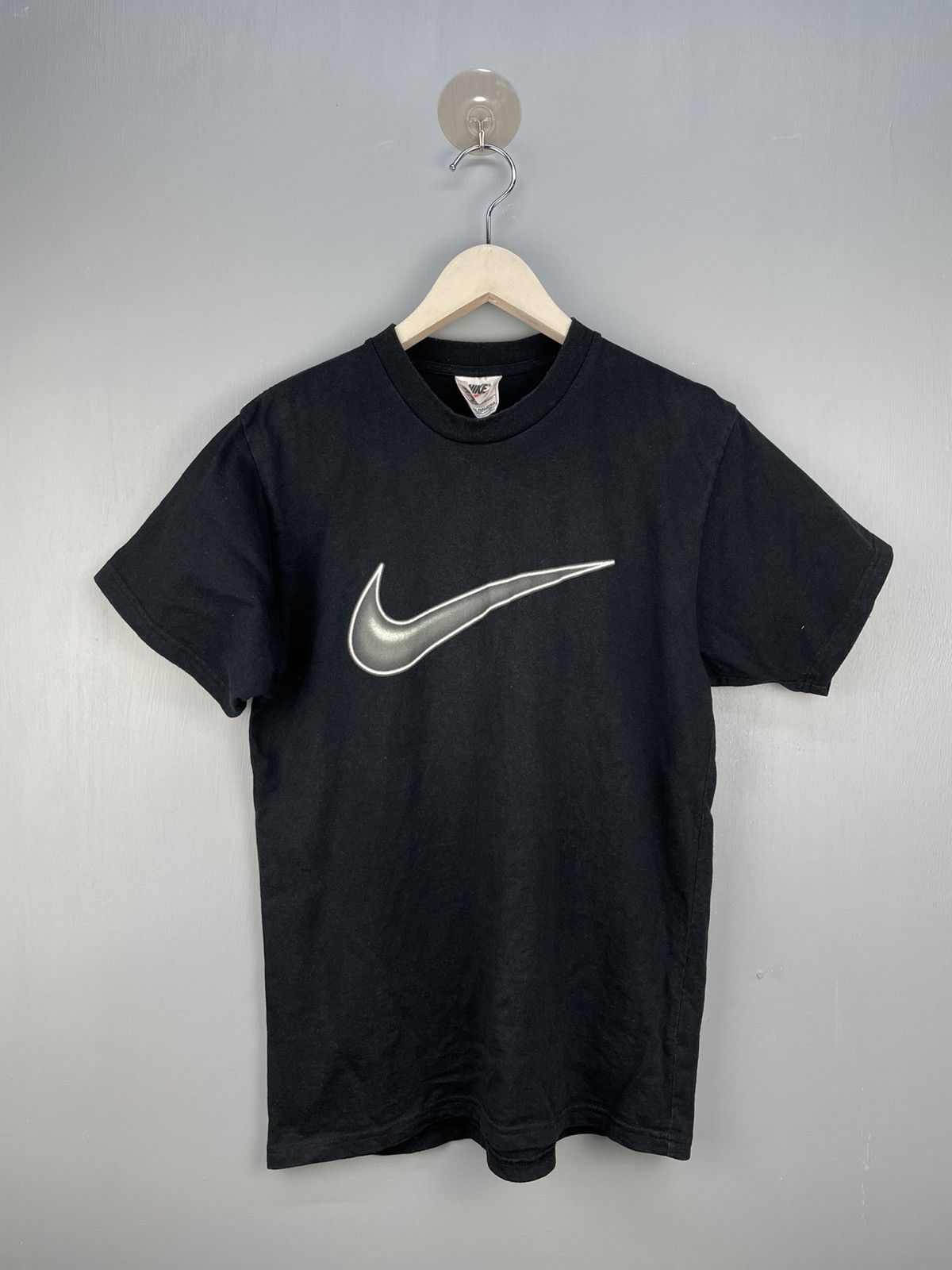 Nike Vintage 90s Nike swoosh logo t shirt Size US S / EU 44-46 / 1 - 1 Thumbnail