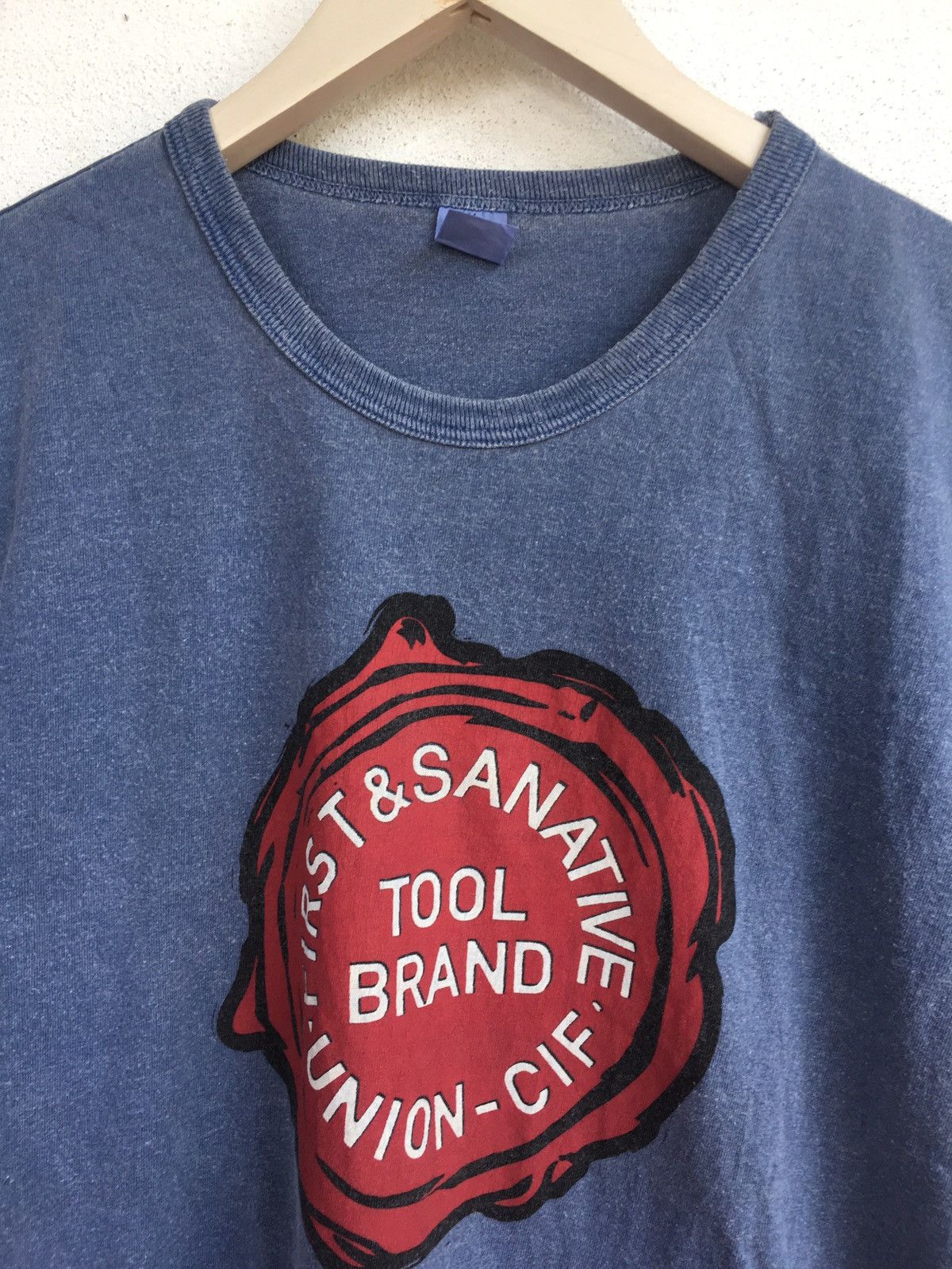 Beams Plus Beams First & Sanative Union-Cif Tool Brand T Shirt Size US M / EU 48-50 / 2 - 3 Thumbnail