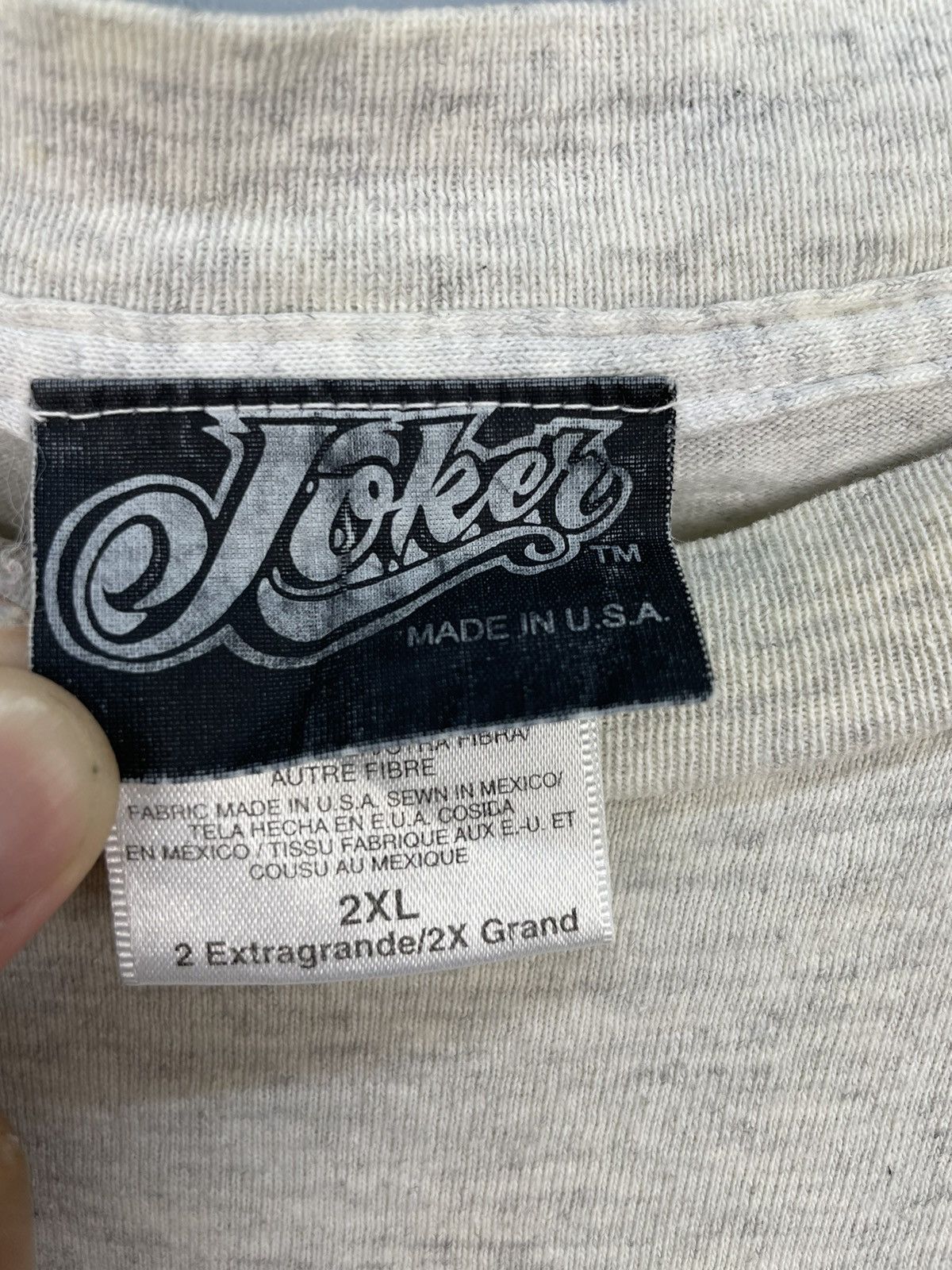 Vintage Vintage 90s Streetwear Joker so ruff so tuff t shirt Size US XXL / EU 58 / 5 - 6 Thumbnail