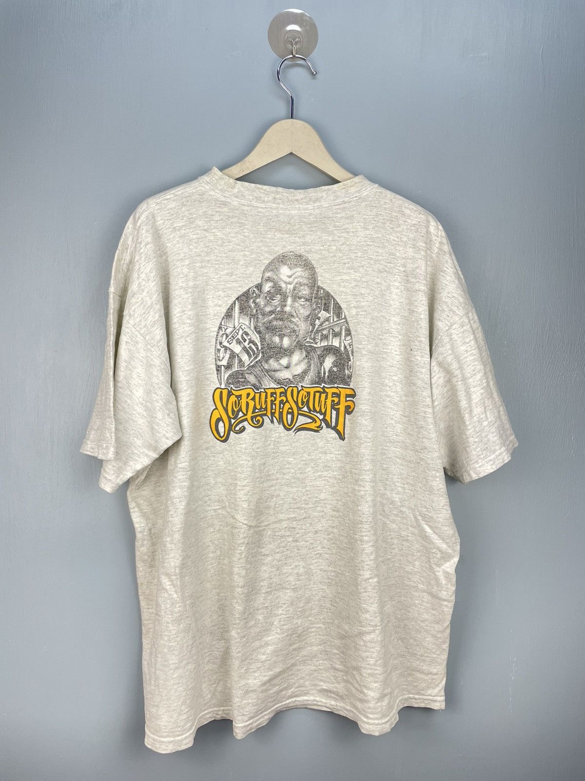 Vintage Vintage 90s Streetwear Joker so ruff so tuff t shirt Size US XXL / EU 58 / 5 - 1 Thumbnail