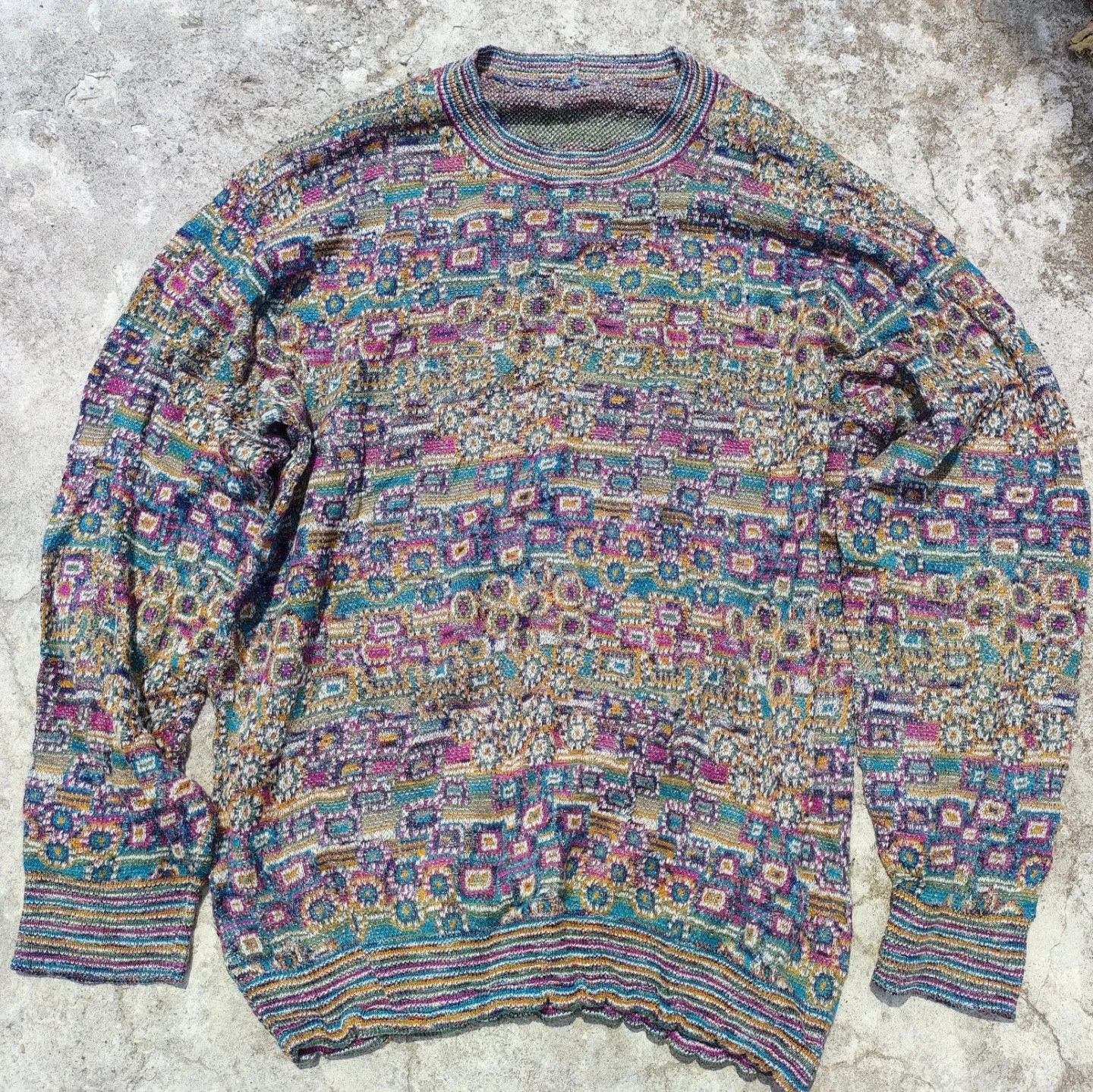 Missoni Vintage missoni sport abstract pattern knitwear Size US L / EU 52-54 / 3 - 1 Thumbnail
