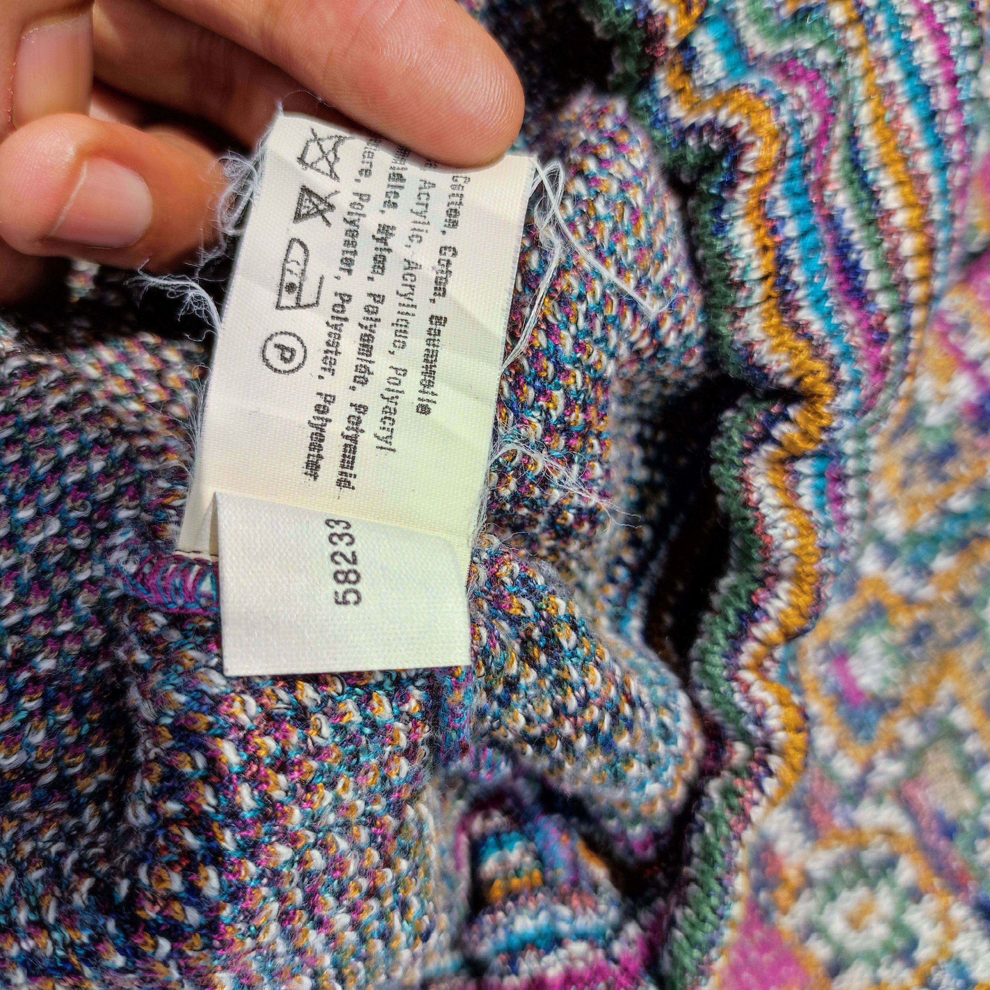 Missoni Vintage missoni sport abstract pattern knitwear Size US L / EU 52-54 / 3 - 3 Thumbnail