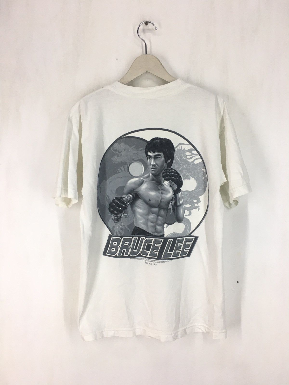 Vintage Vintage Y2K Bruce Lee t shirt Size US M / EU 48-50 / 2 - 1 Thumbnail