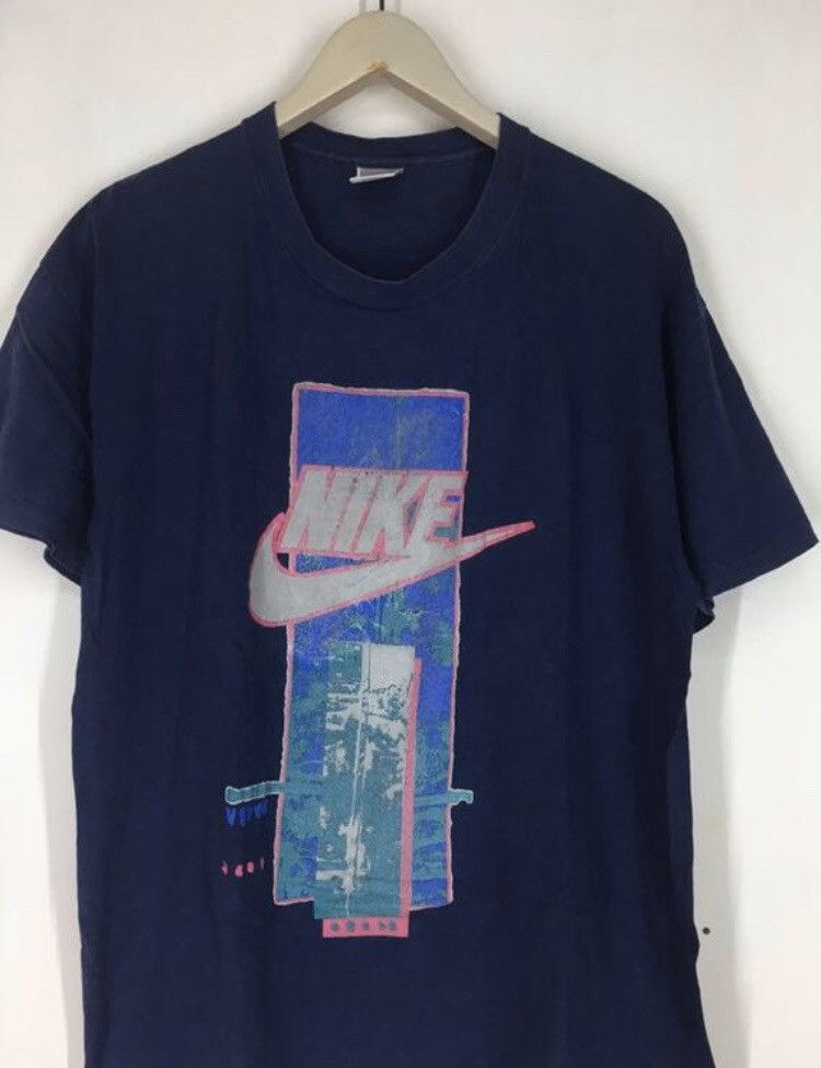 Nike Vintage 90s Nike grey tag t shirt Size US L / EU 52-54 / 3 - 3 Thumbnail