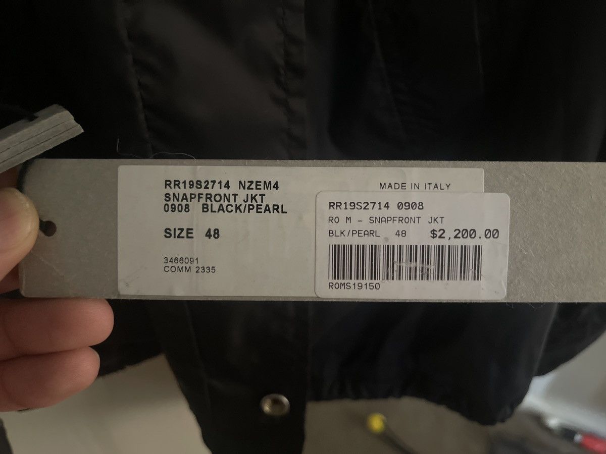 Rick Owen’s Snapfront JKT Black/Pearl