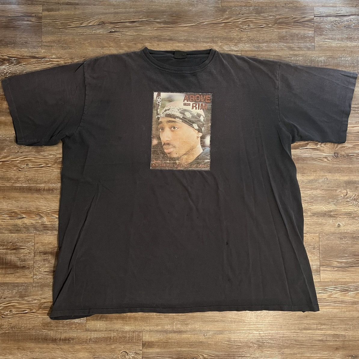 Vintage Tupac Shakur Above The Rim Movie Poster Promo Tee 4X
