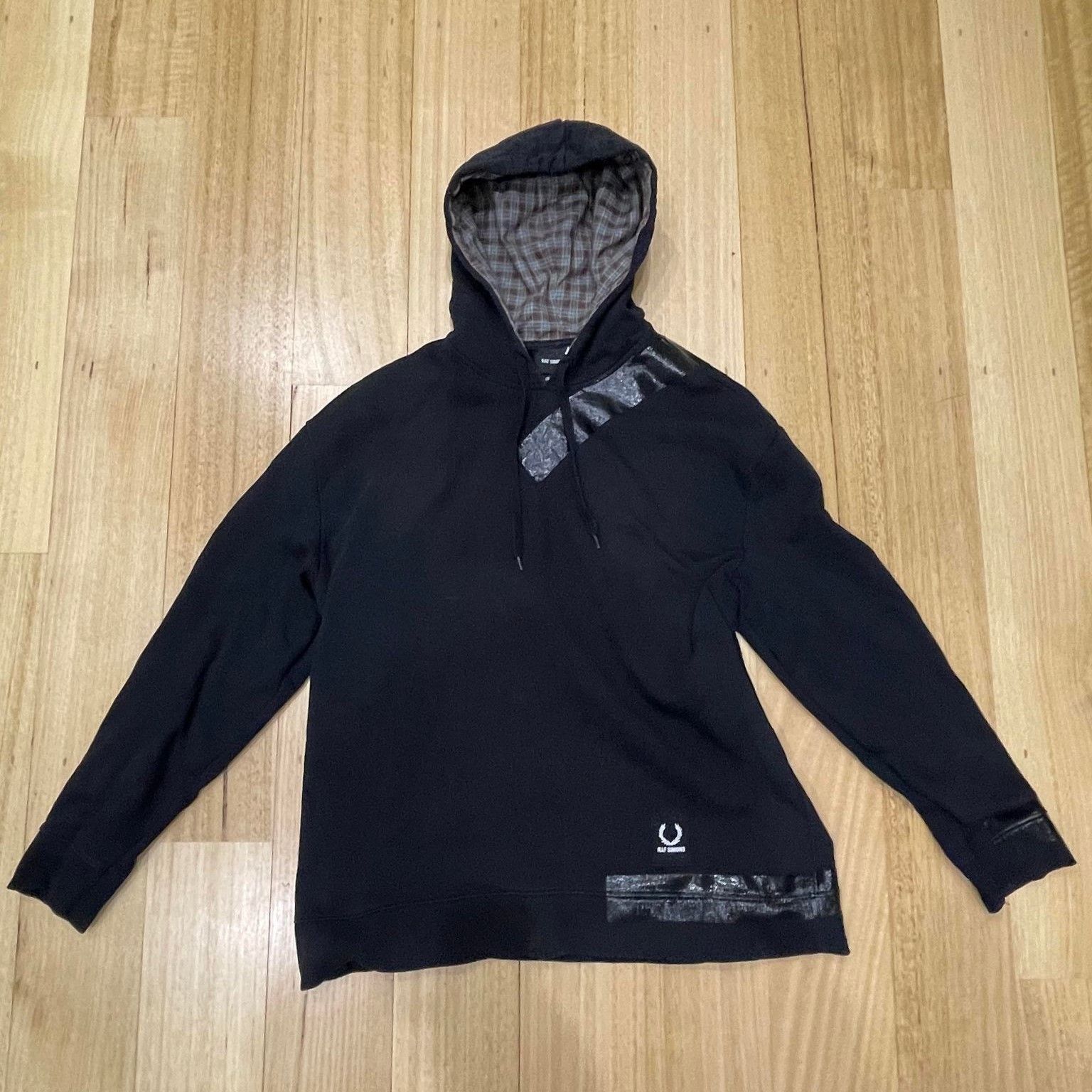 Raf Simons X Fred Perry Black Tape Hoodie Tops