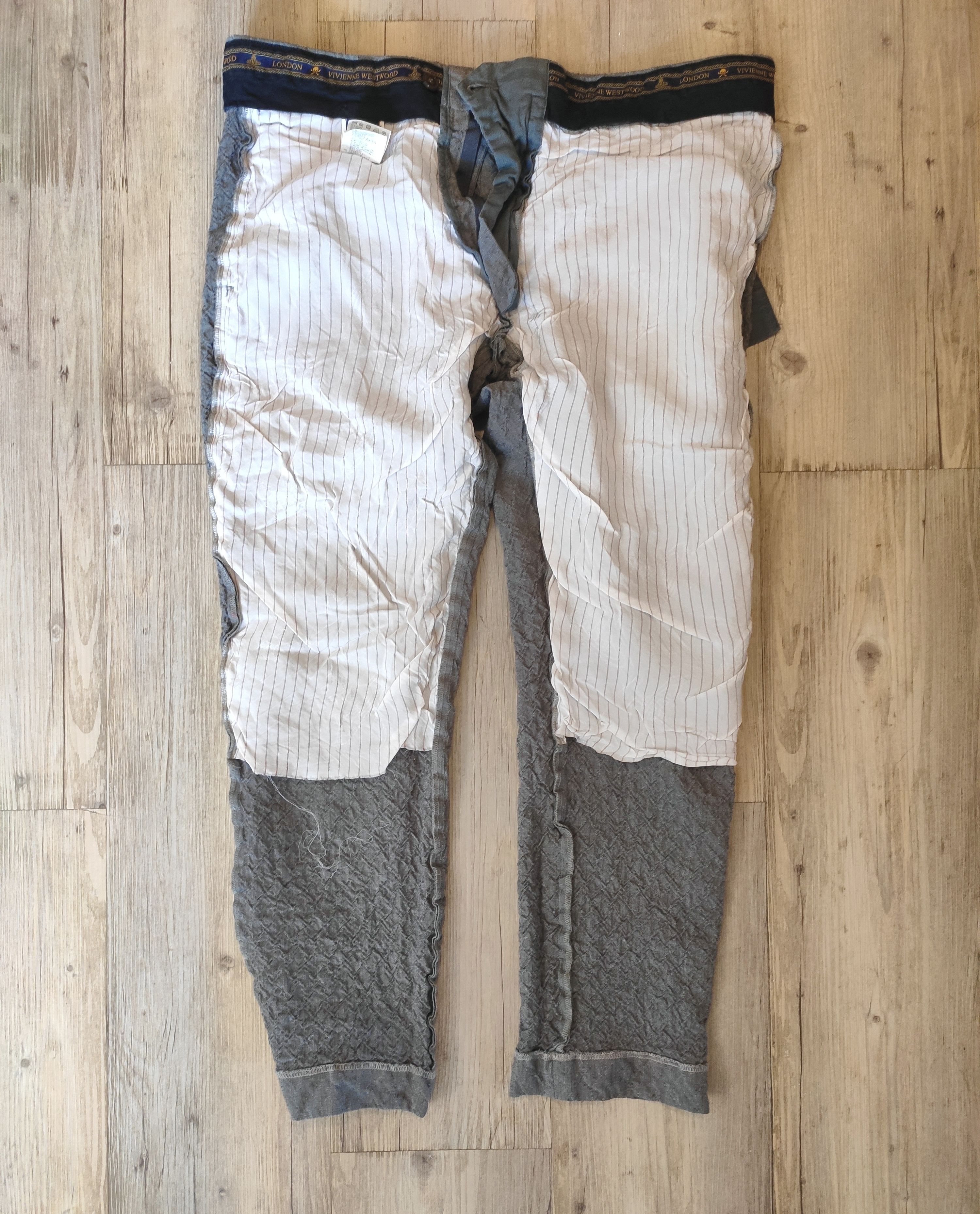 Vivienne Westwood Wrinkled wool pants.Like Jean-Paul Gaultier or Marni Size US 34 / EU 50 - 5 Thumbnail