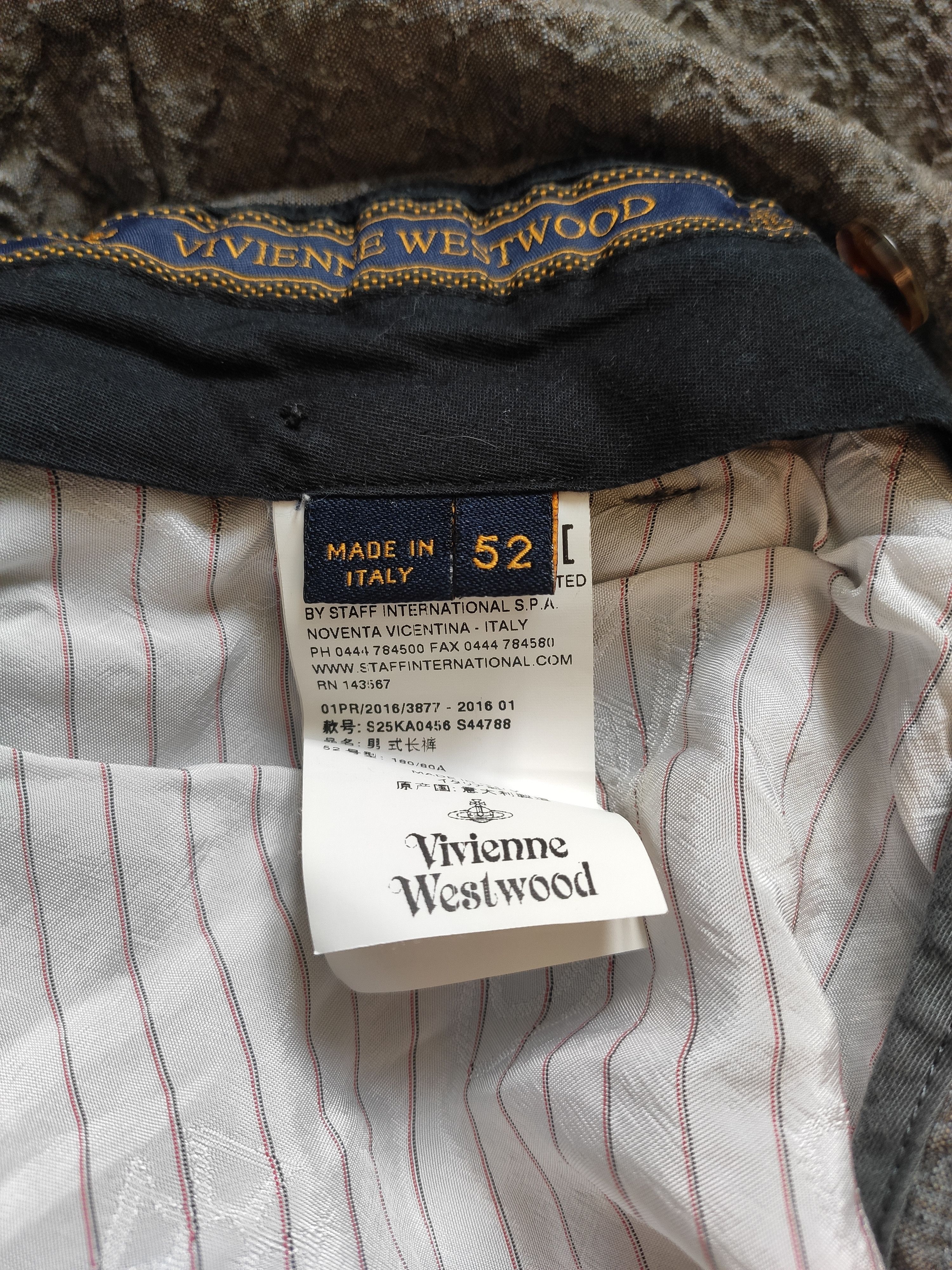 Vivienne Westwood Wrinkled wool pants.Like Jean-Paul Gaultier or Marni Size US 34 / EU 50 - 7 Thumbnail