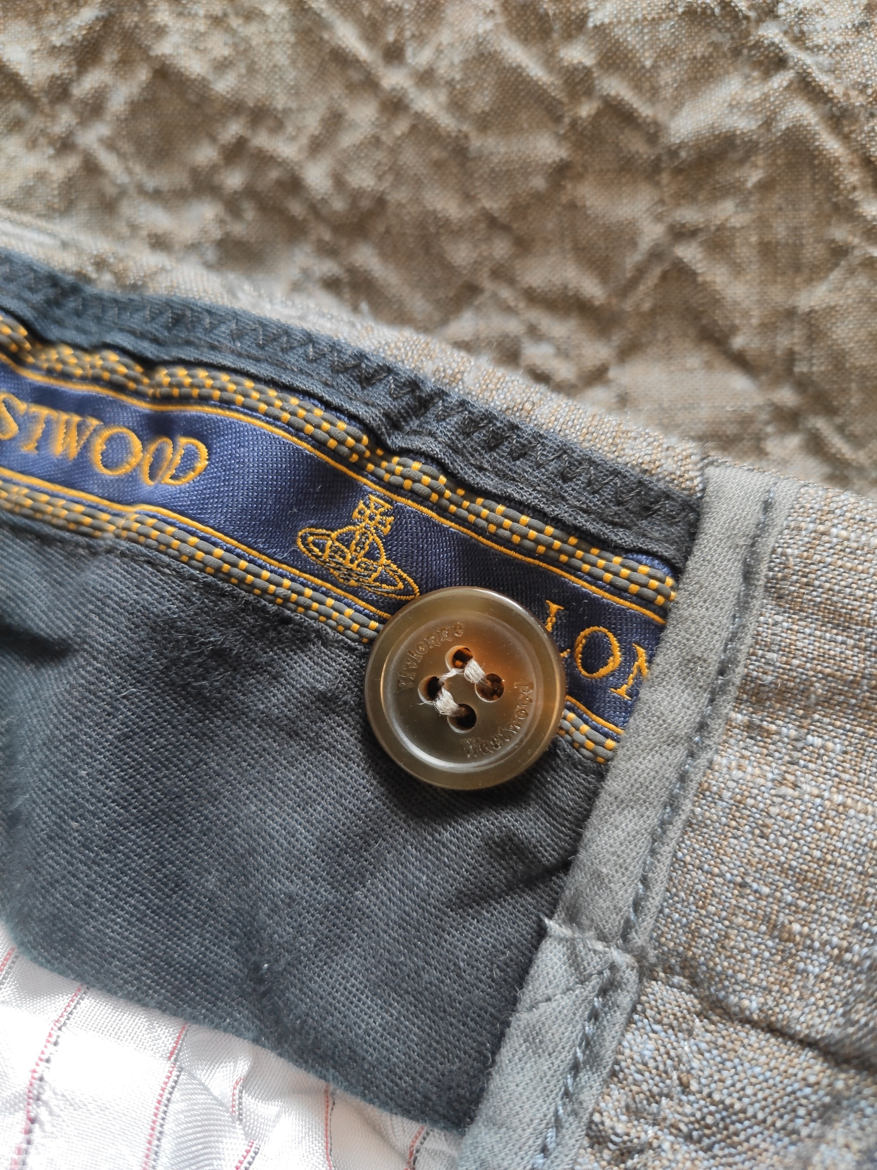 Vivienne Westwood Wrinkled wool pants.Like Jean-Paul Gaultier or Marni Size US 34 / EU 50 - 6 Thumbnail