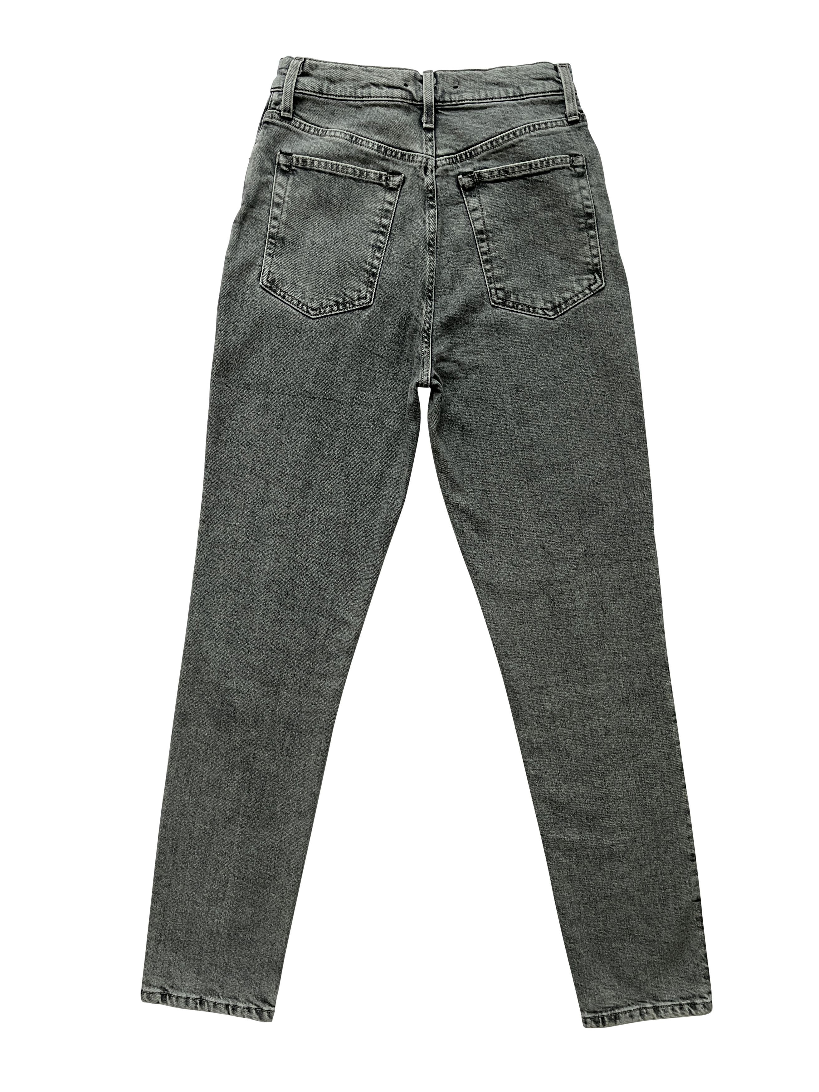 Helmut Lang ⚡️QUICK SALE⚡️2019 Helmut Lang Sample Grey Hi Spikes Jeans Size 29" - 2 Thumbnail
