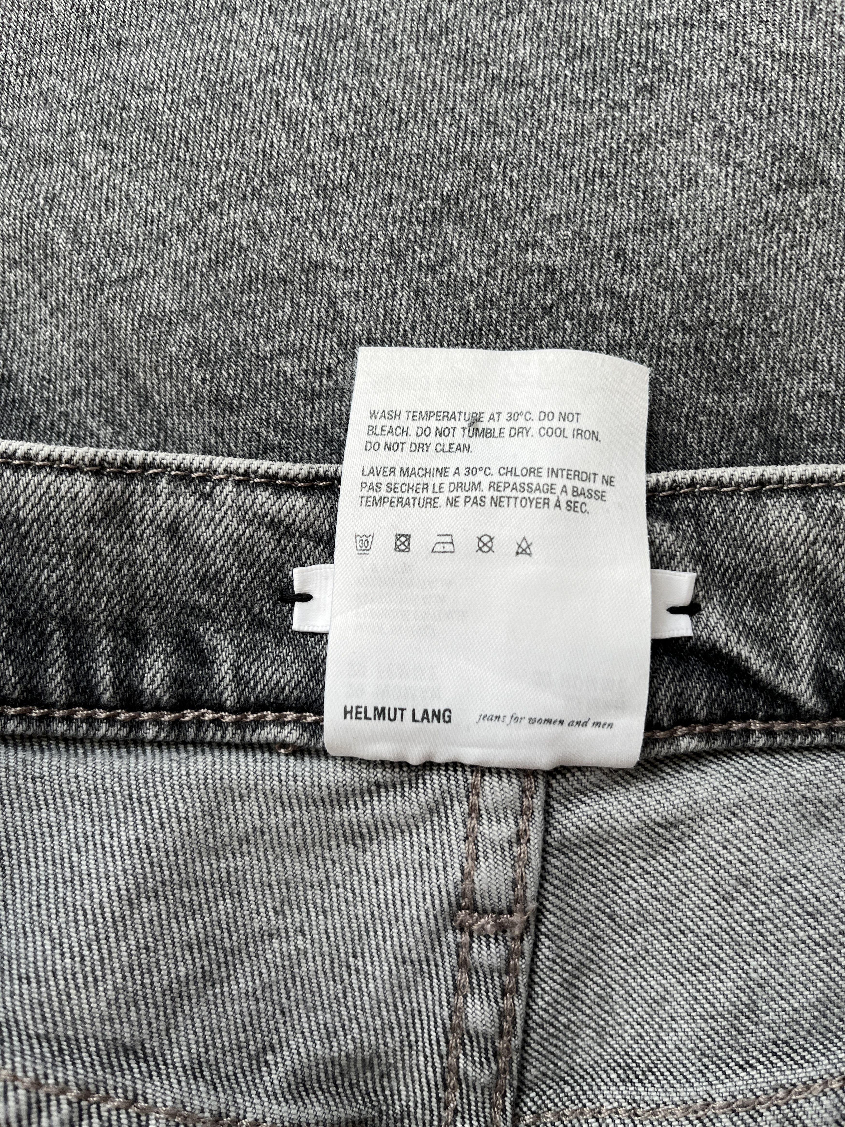 Helmut Lang ⚡️QUICK SALE⚡️2019 Helmut Lang Sample Grey Hi Spikes Jeans Size 29" - 4 Thumbnail