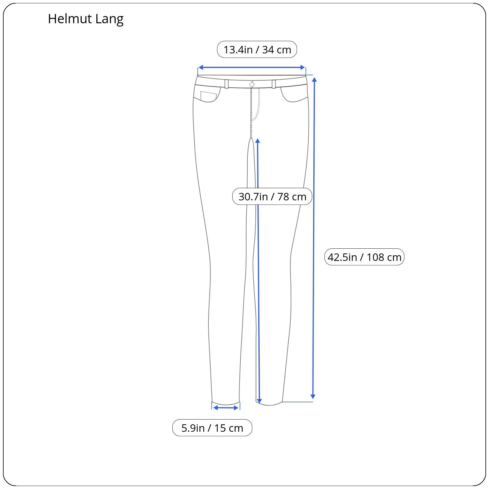 Helmut Lang ⚡️QUICK SALE⚡️2019 Helmut Lang Sample Grey Hi Spikes Jeans Size 29" - 7 Thumbnail