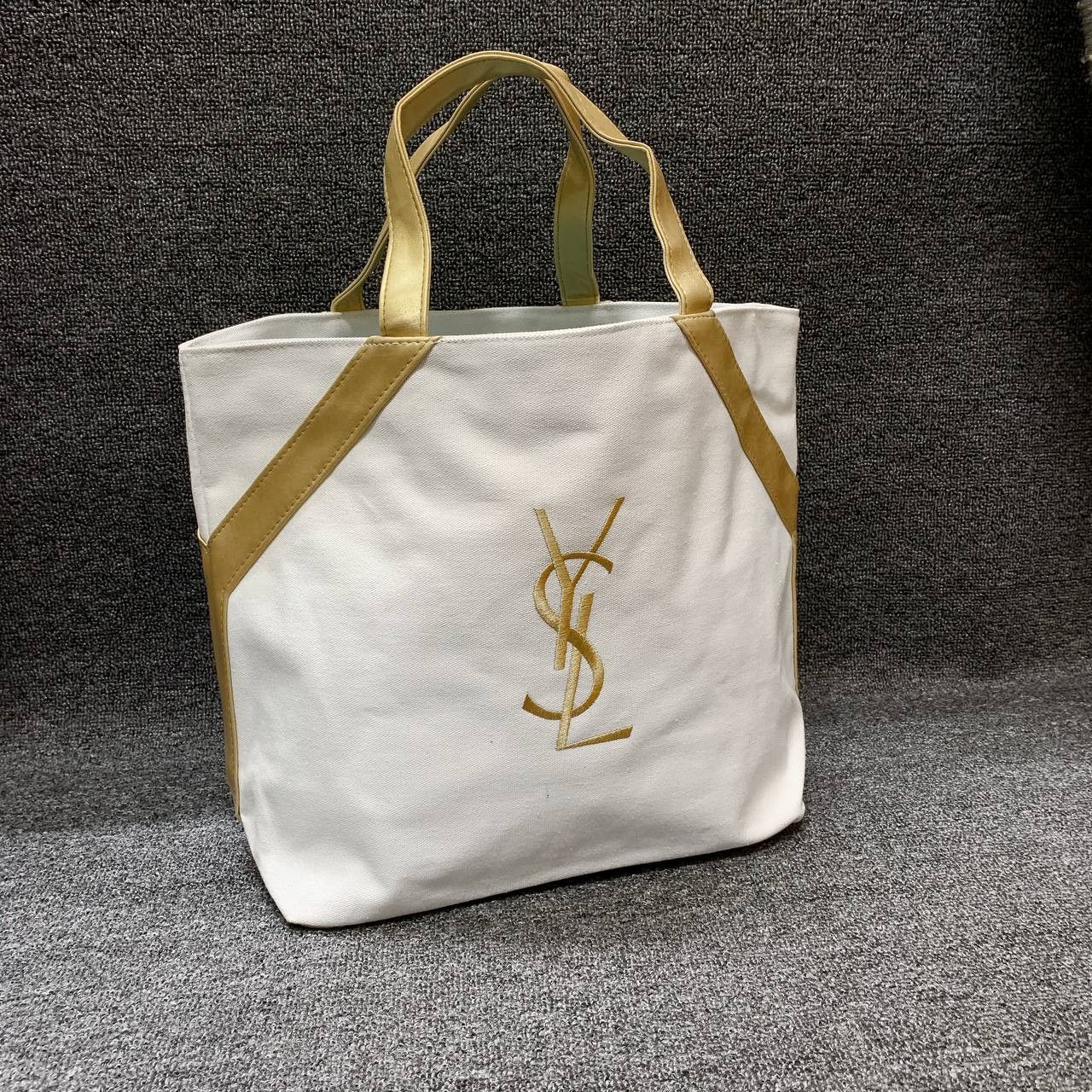 Yves Saint Laurent Big Logo Tote Bag