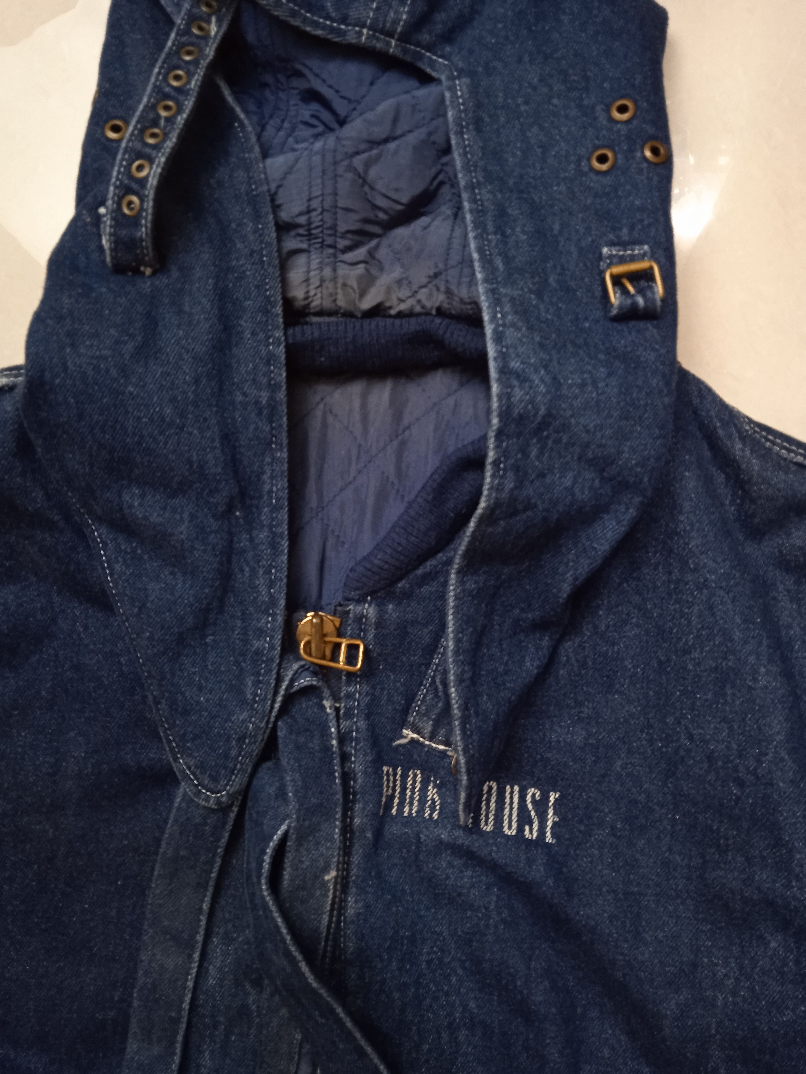 Japanese Brand × Other × Pink House Vintage Pink House Denim Bomber Y2K Japanese Designer Size US L / EU 52-54 / 3 - 4 Thumbnail