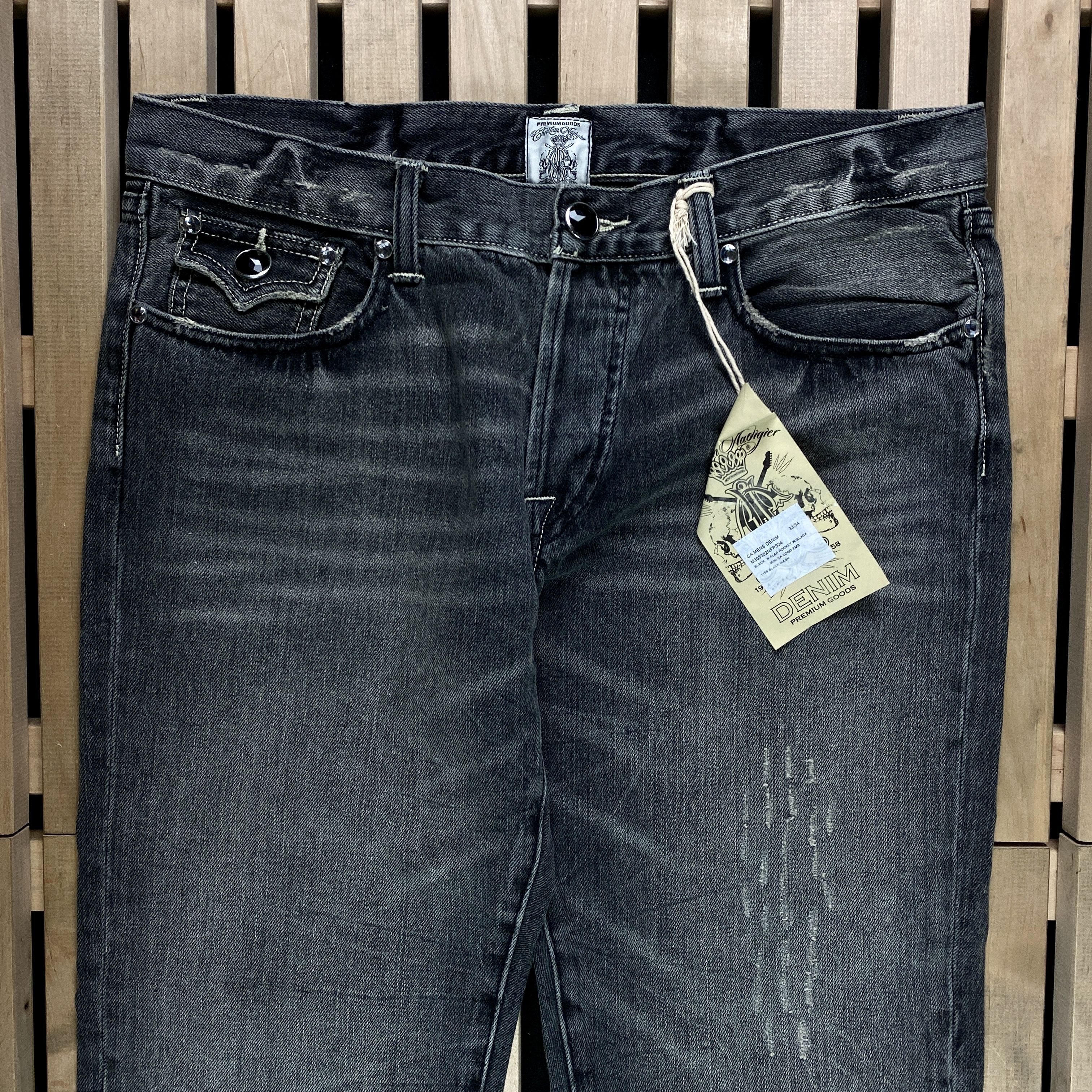 Christian Audigier Men’s Jeans Pants Christian Audigier Size 33/34 Size US 34 / EU 50 - 2 Thumbnail