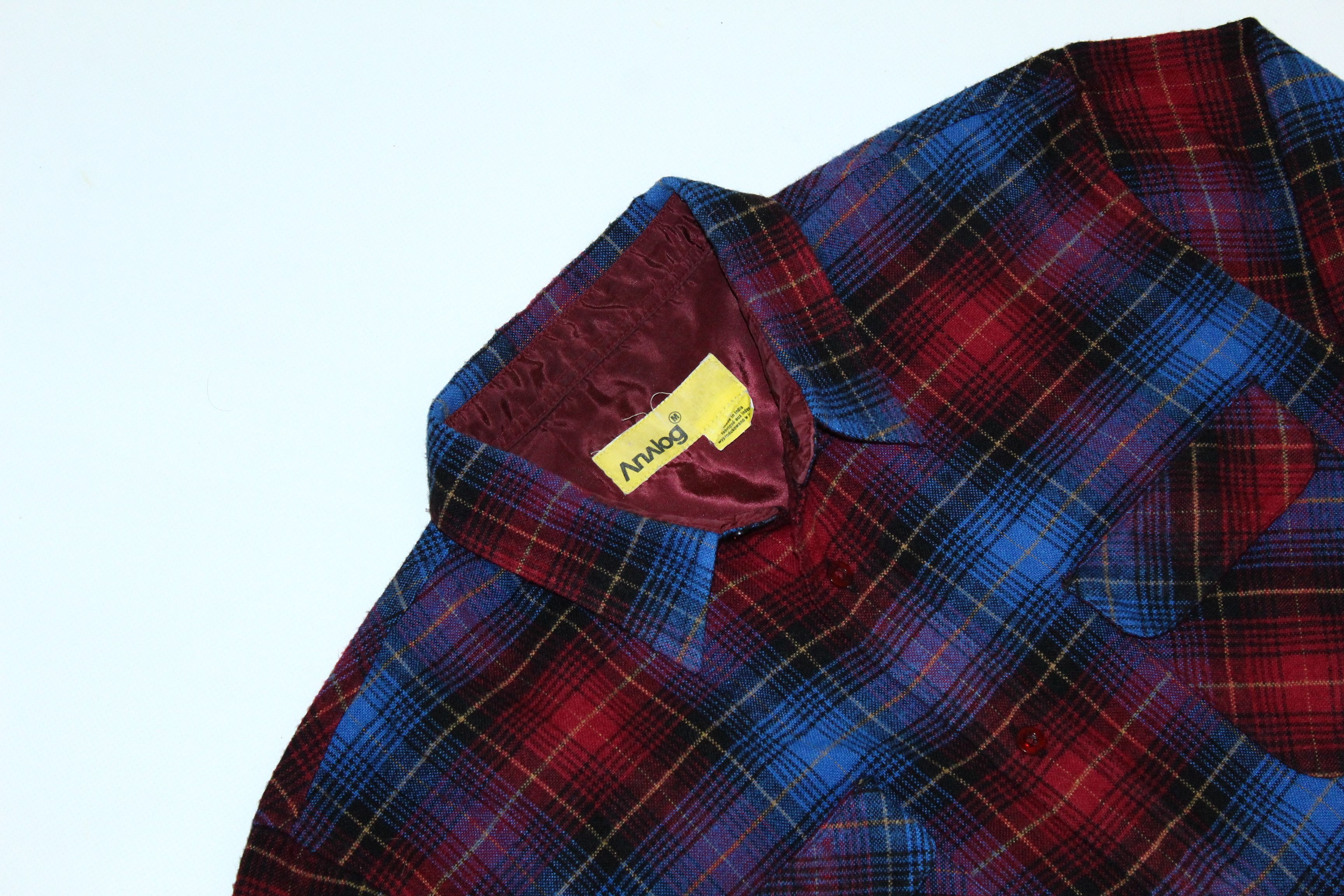 Analog 🔥VTG Analog Plaid Rugged Flannel Baggy Shirt Size US M / EU 48-50 / 2 - 2 Thumbnail