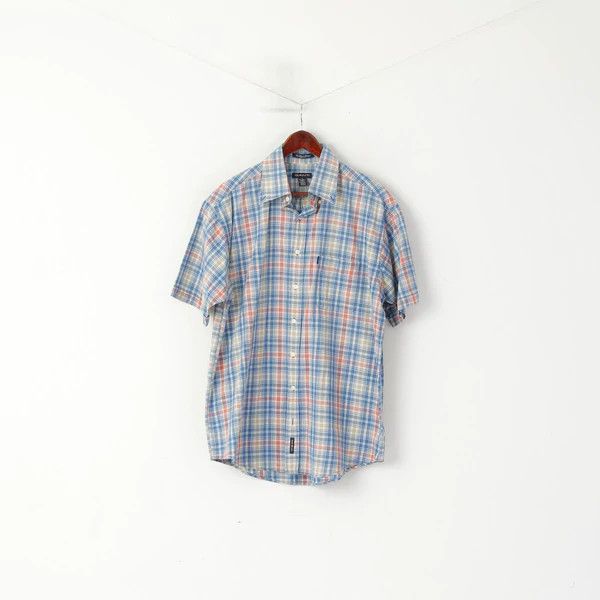 Gant Gant Men L Casual Shirt Blue Check Key West 8111 Size US L / EU 52-54 / 3 - 2 Thumbnail