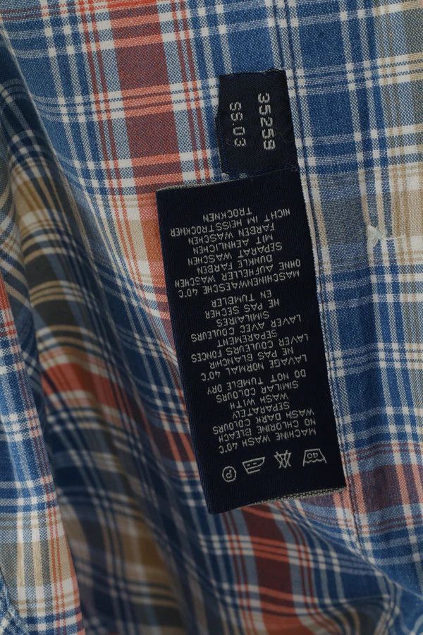 Gant Gant Men L Casual Shirt Blue Check Key West 8111 Size US L / EU 52-54 / 3 - 6 Thumbnail