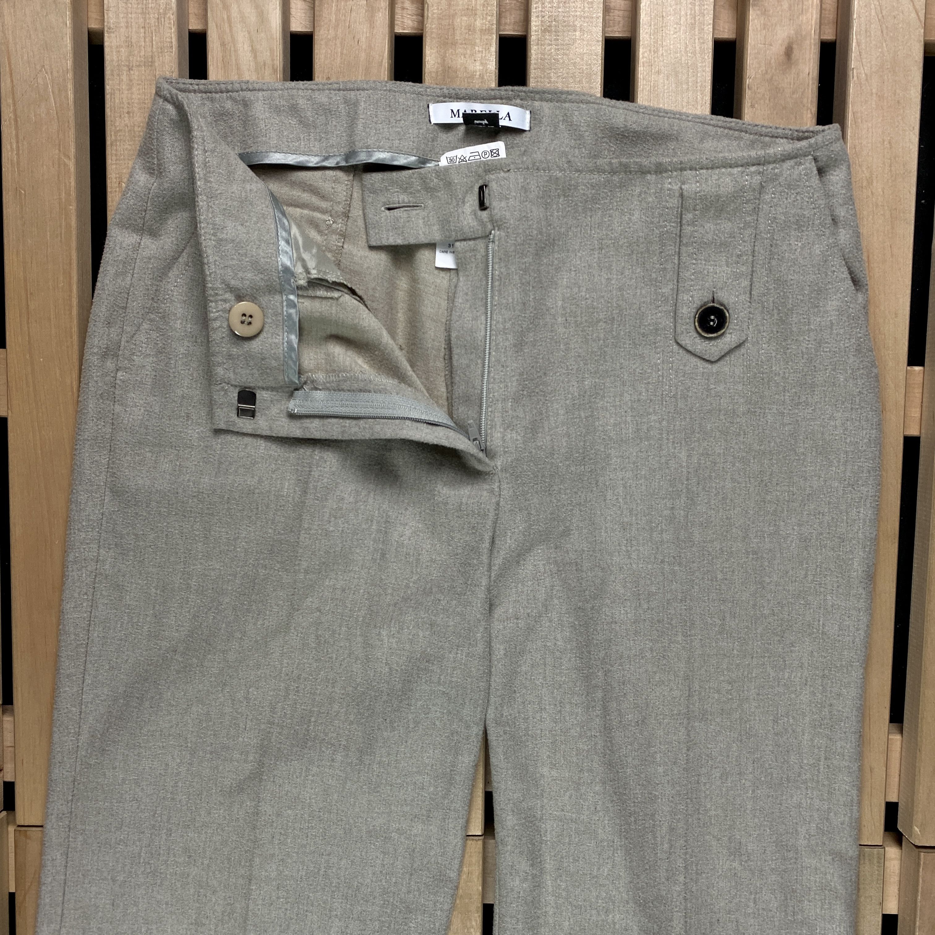 Max Mara Womens Pants Marella by Max Mara Italy Size UK 8 US 4 Size 27" / US 4 / IT 40 - 3 Thumbnail