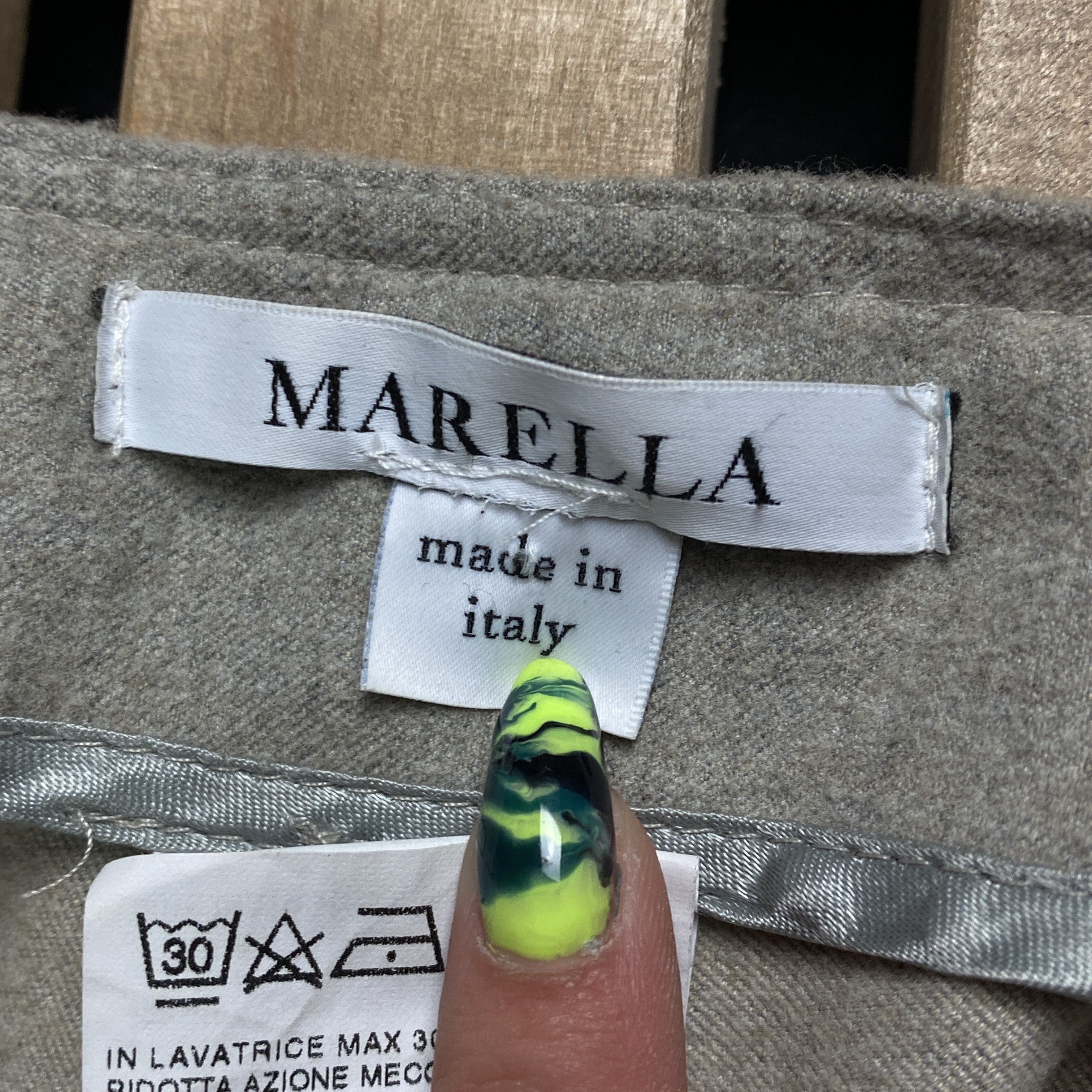 Max Mara Womens Pants Marella by Max Mara Italy Size UK 8 US 4 Size 27" / US 4 / IT 40 - 5 Thumbnail