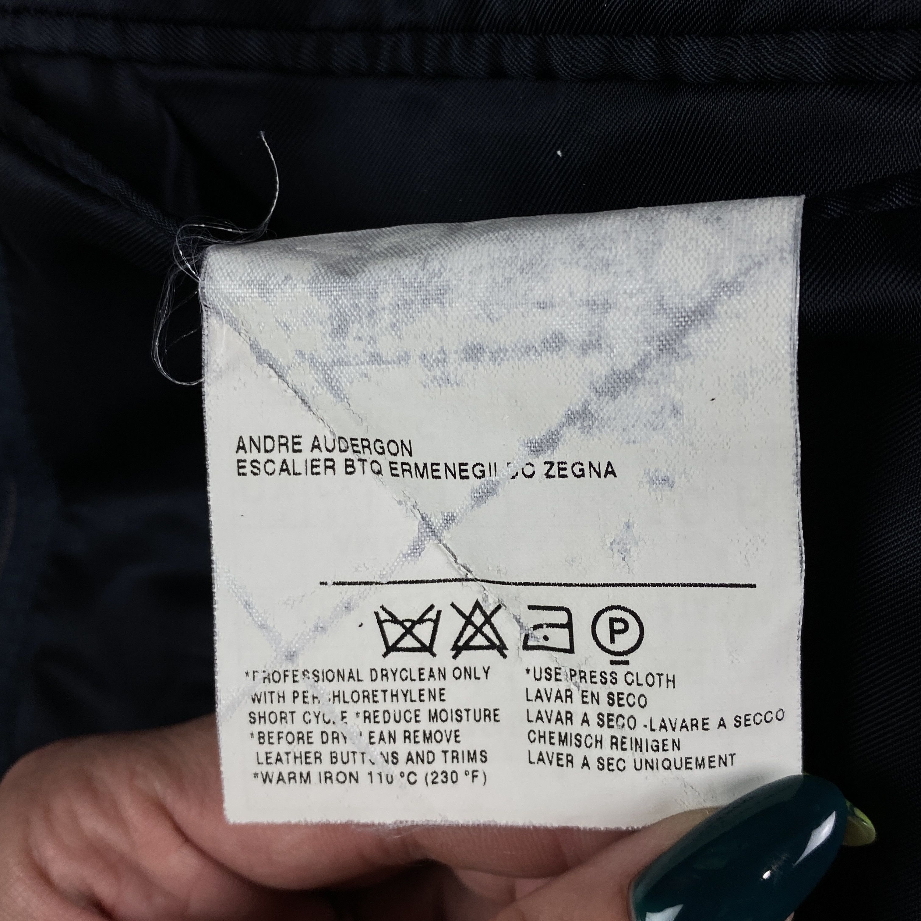 Ermenegildo Zegna × Z Zegna Mens Blazer Jacket Ermenegildo Zegna Size 50R Size 50R - 8 Thumbnail
